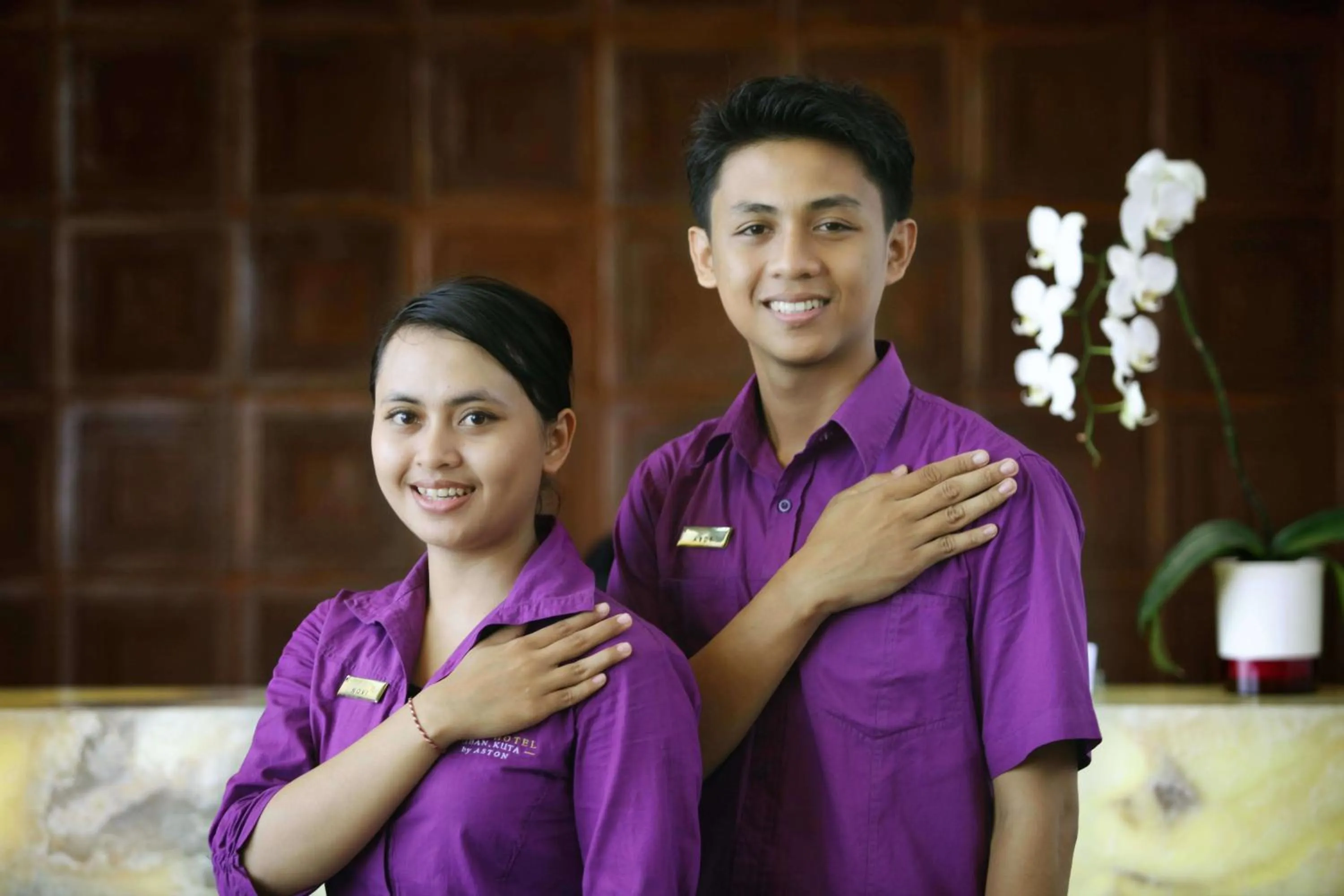 Lobby or reception in Quest Hotel Kuta by ASTON