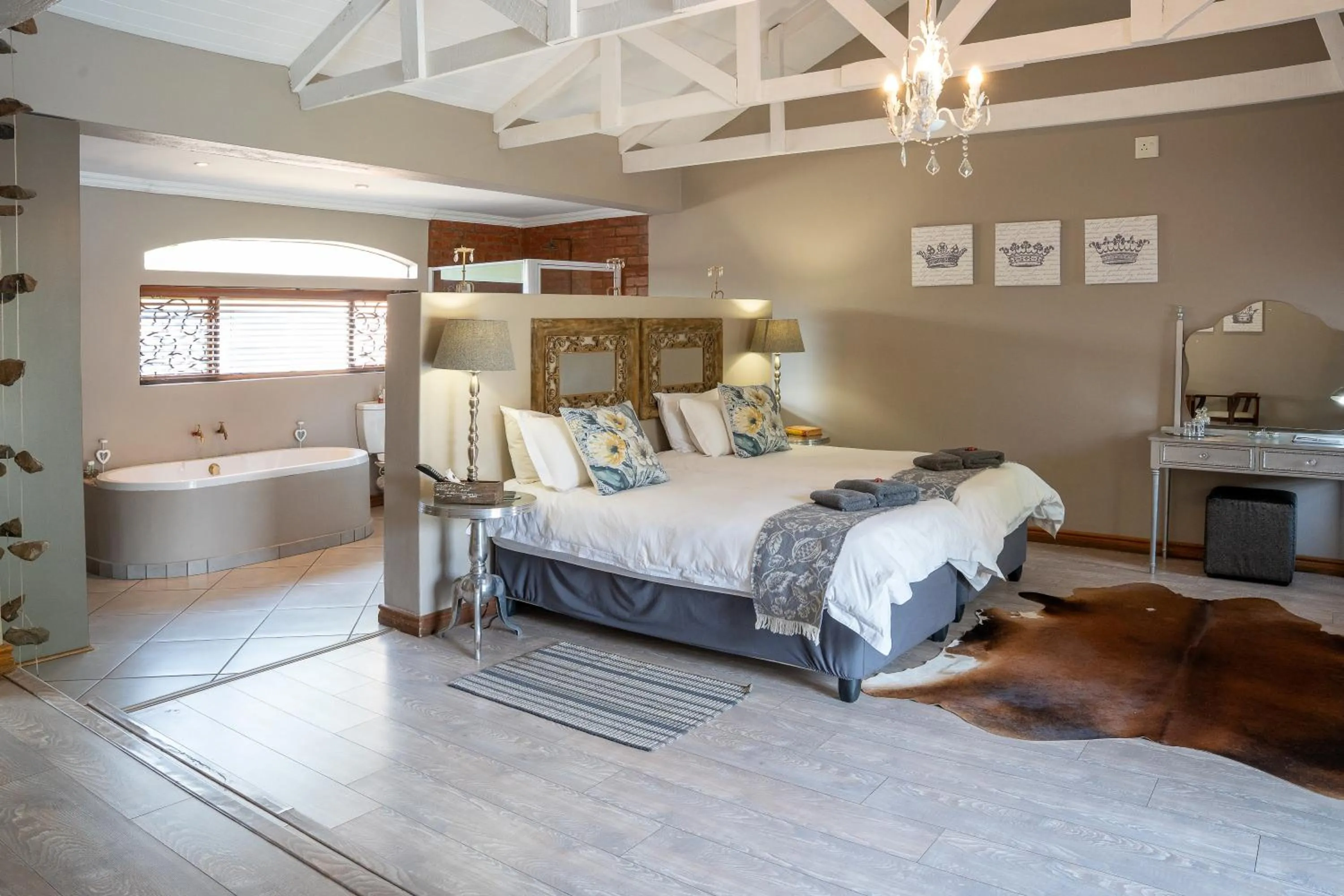 Bed in Klip en Kristal Guest House