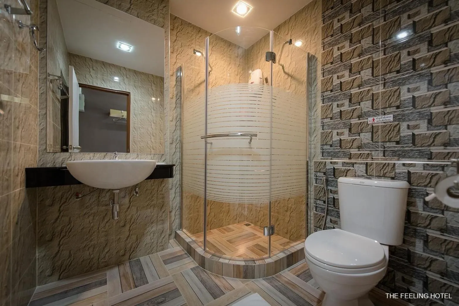 Shower in The Feeling Hotel