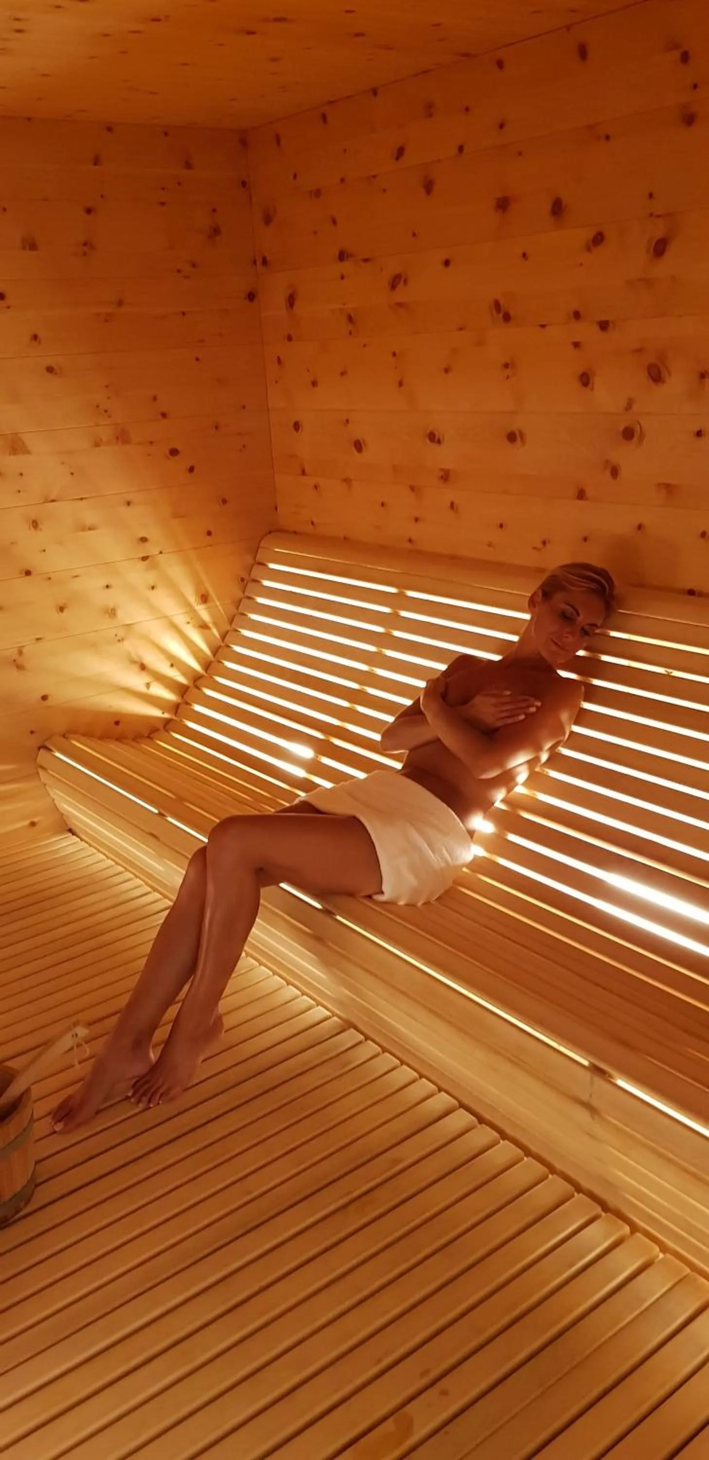 Sauna in Sport Hotel Majarè