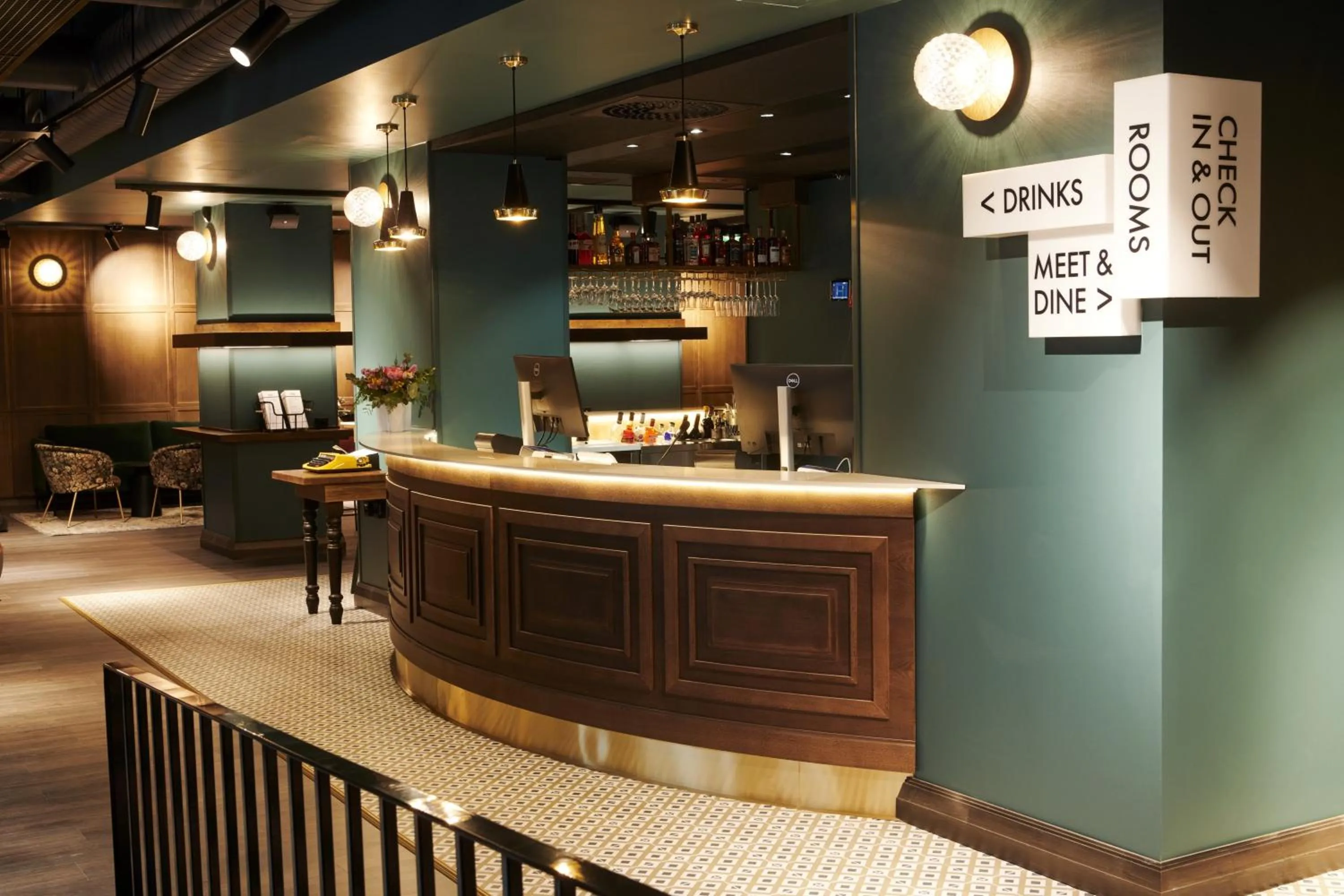 Lobby or reception in Solo Sokos Hotel Helsinki