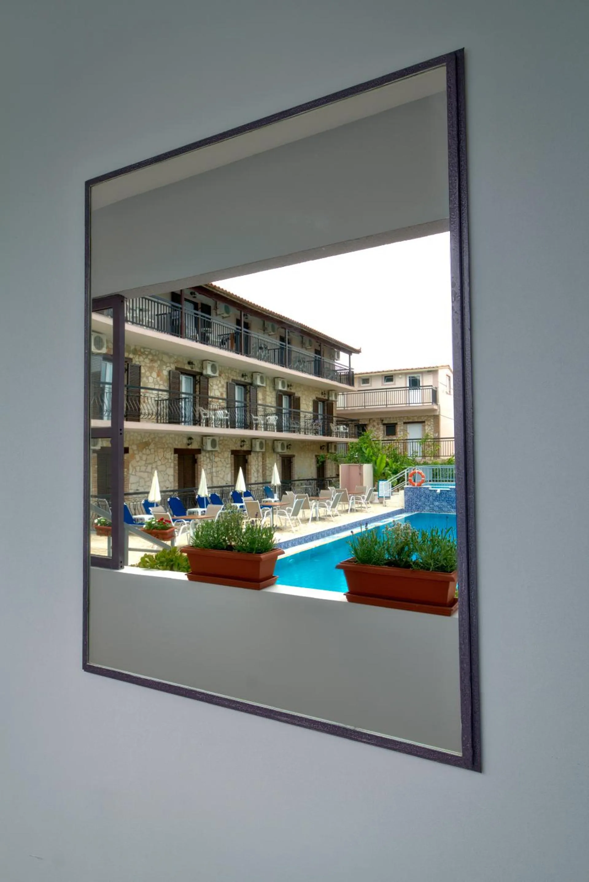 Pool view in Two Brothers Studios & Apts