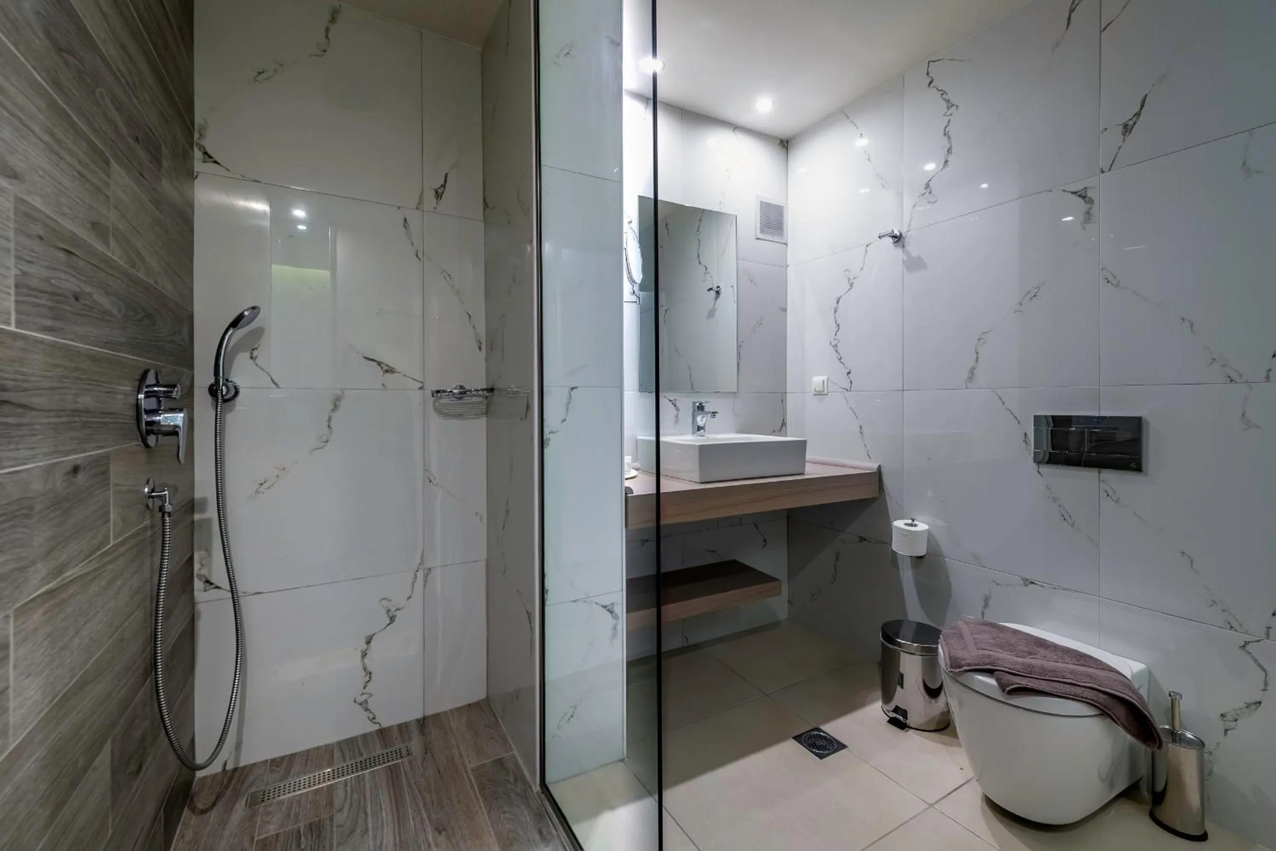 Shower in Sunny Days