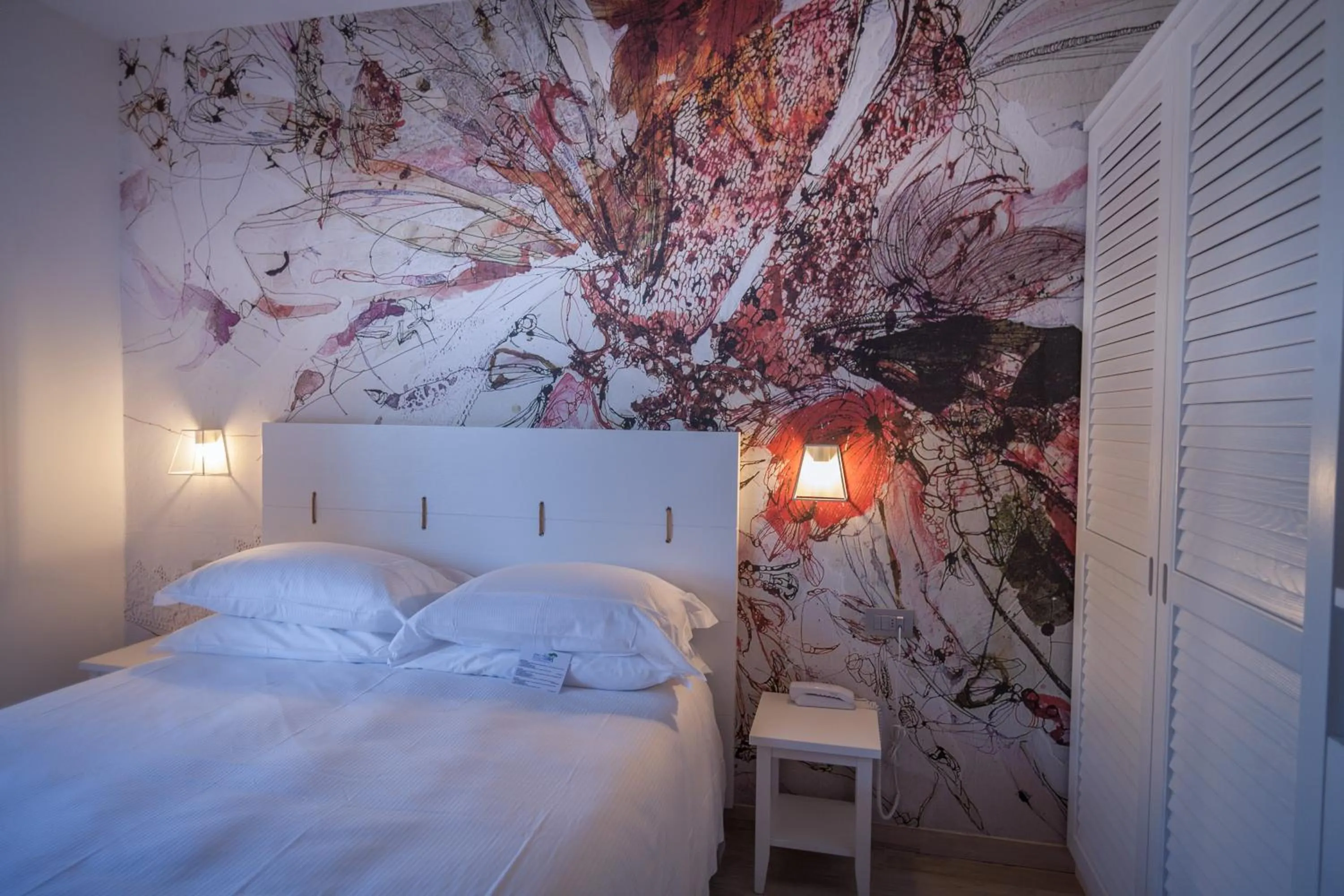 Bed in Arli Hotel Hideaway Punta Ala - Adults Only