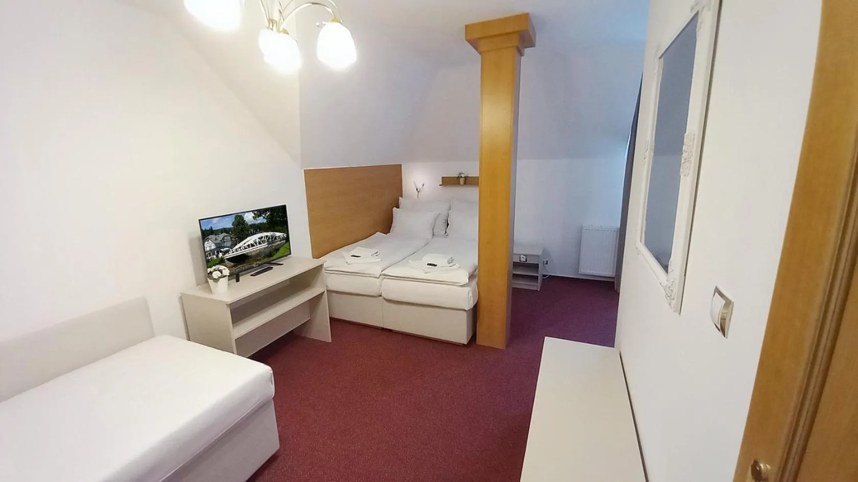 Photo of the whole room, Bed in Hotel Hradec