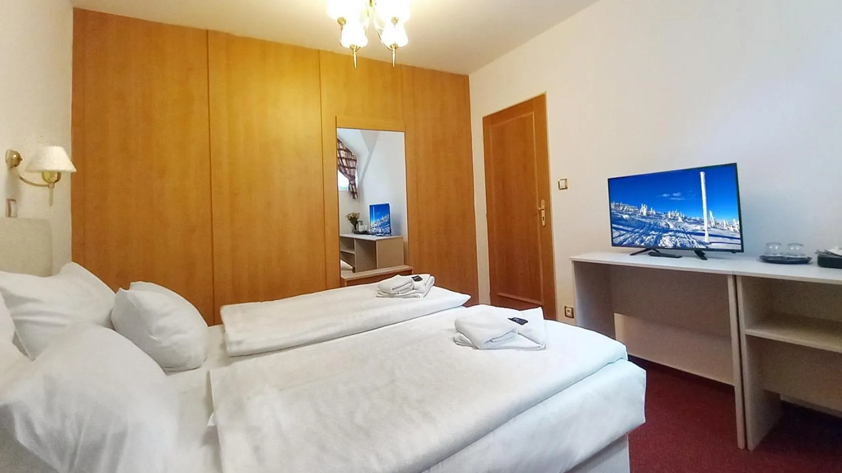 Photo of the whole room, Bed in Hotel Hradec