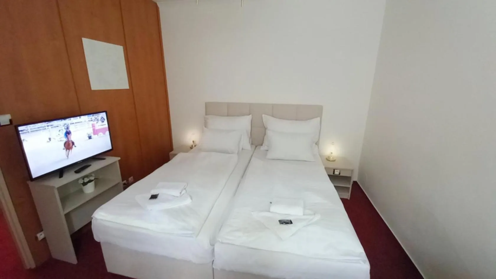 Bed in Hotel Hradec