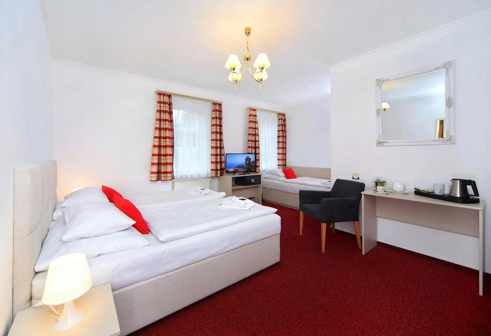 Photo of the whole room, Bed in Hotel Hradec