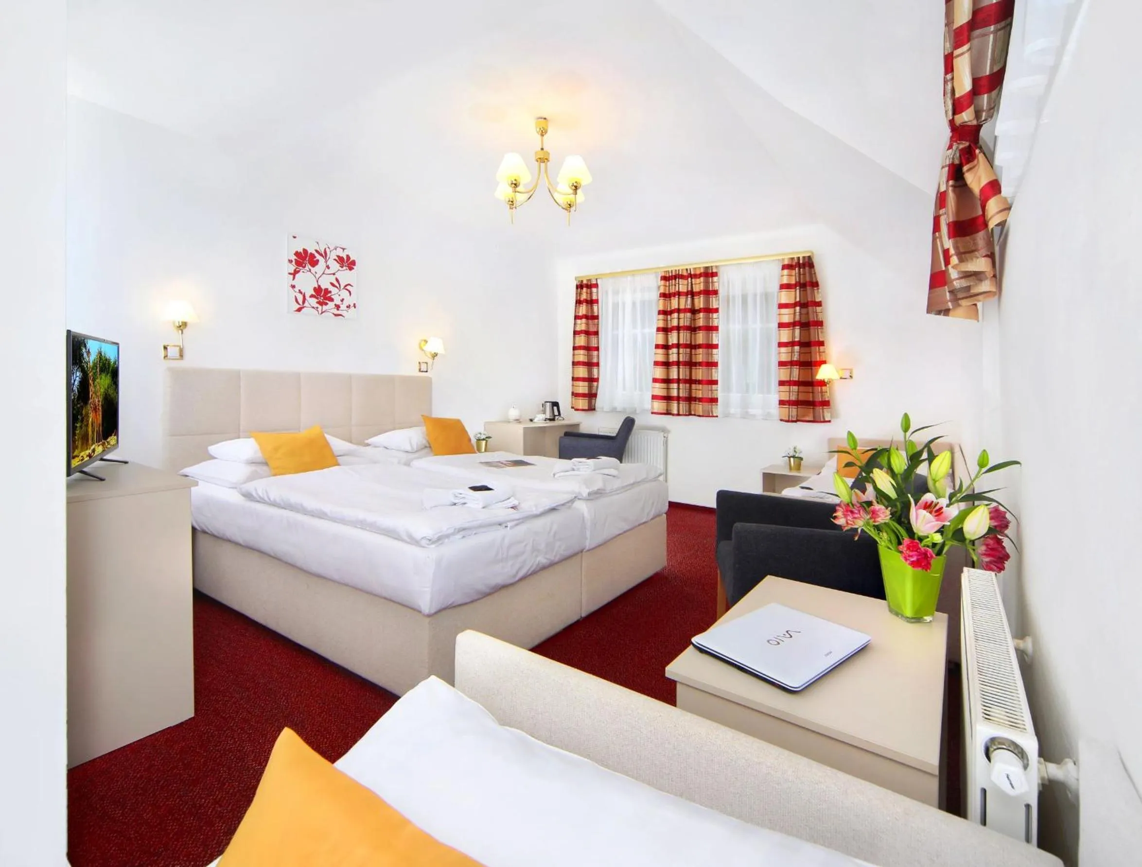 Photo of the whole room, Bed in Hotel Hradec