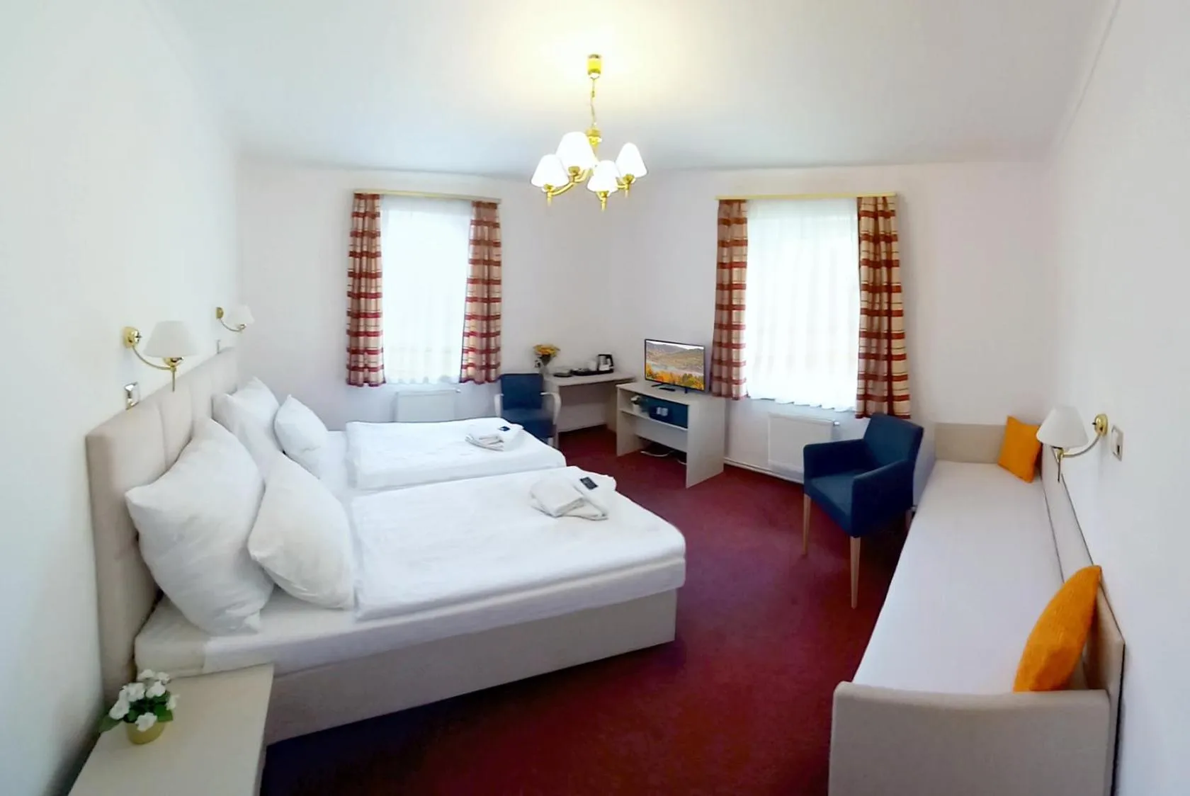 Photo of the whole room, Bed in Hotel Hradec