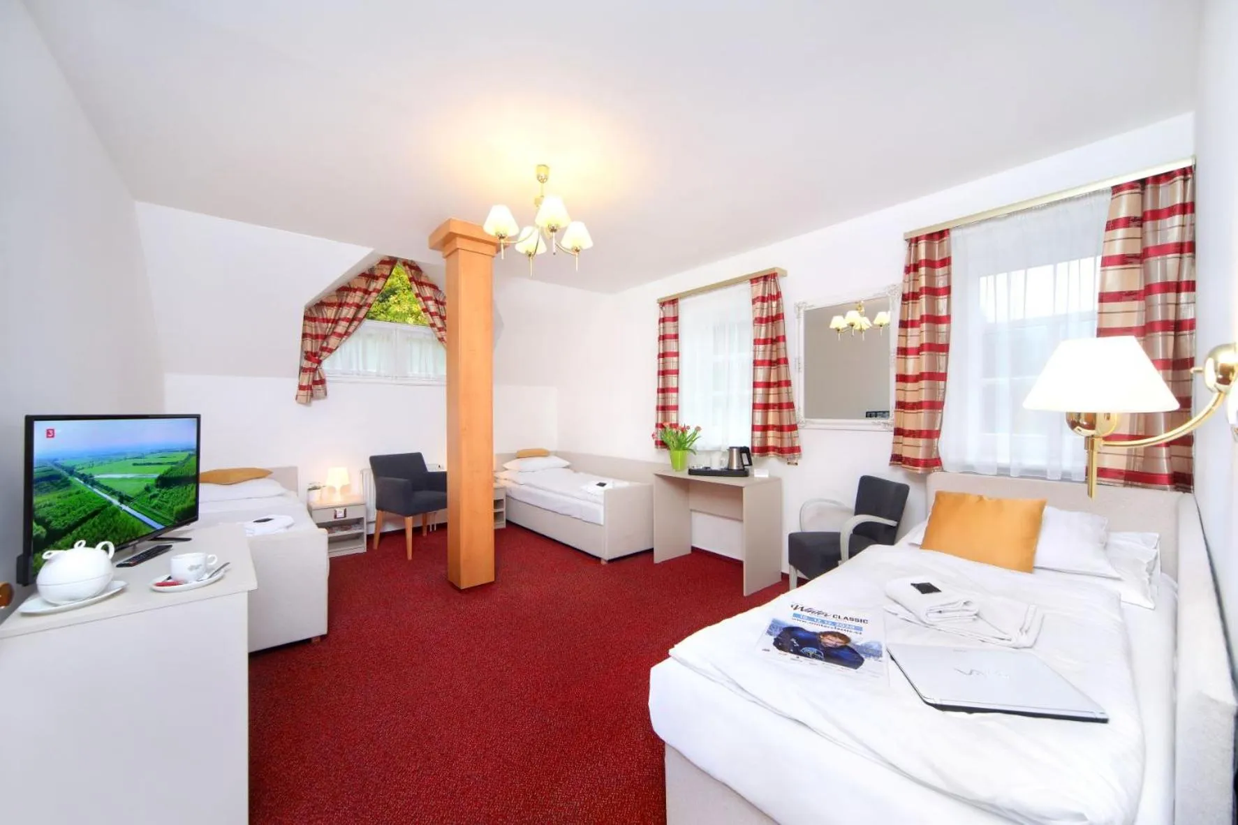 Photo of the whole room, Bed in Hotel Hradec