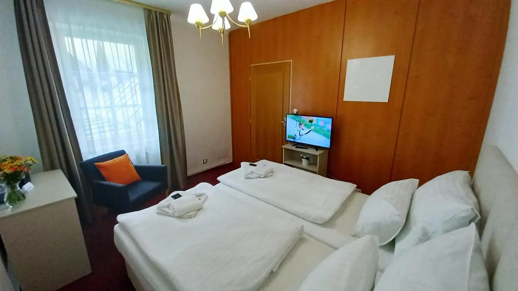 Photo of the whole room, Bed in Hotel Hradec