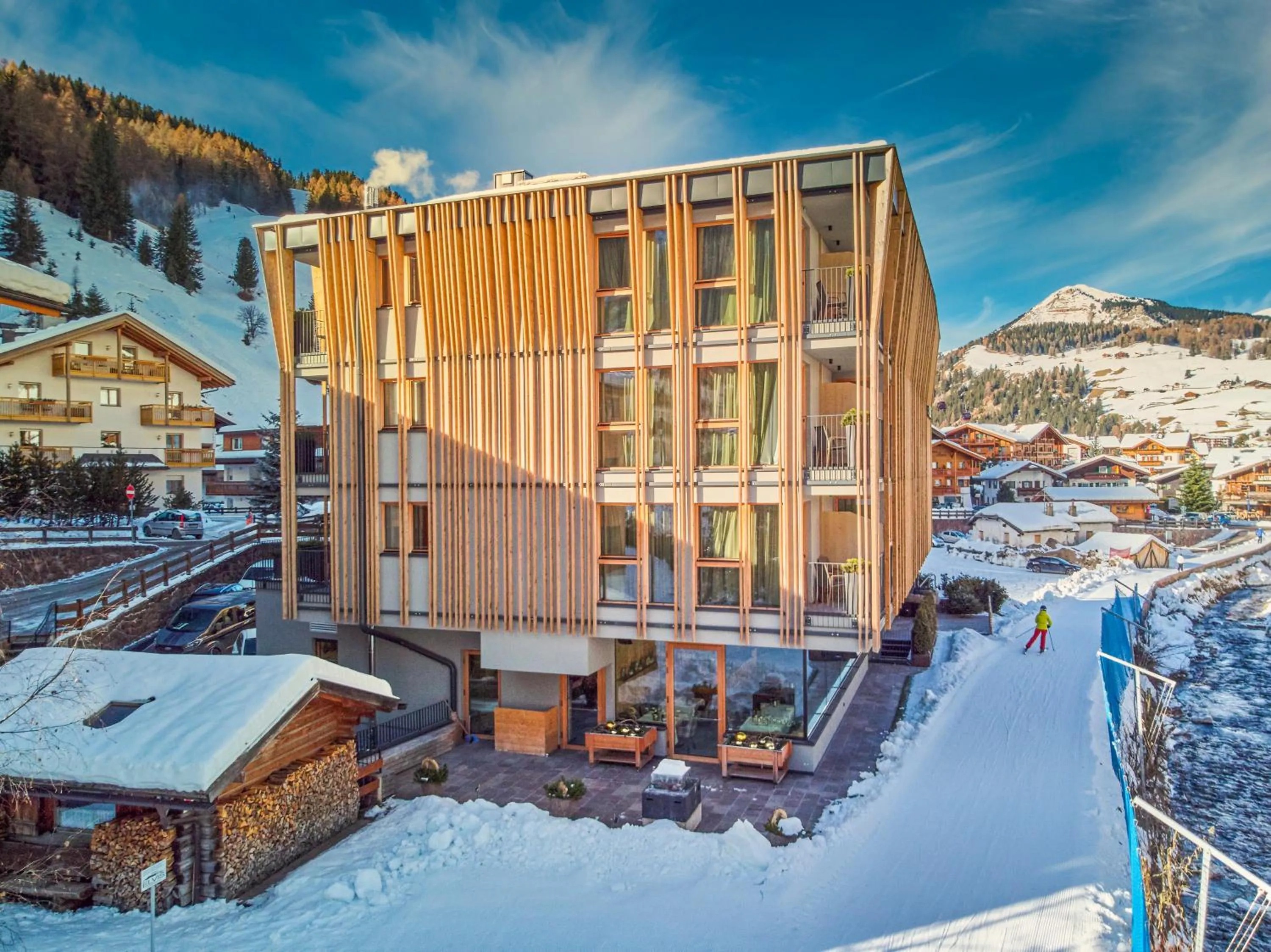 Property building in Mountain Design Hotel Eden Selva