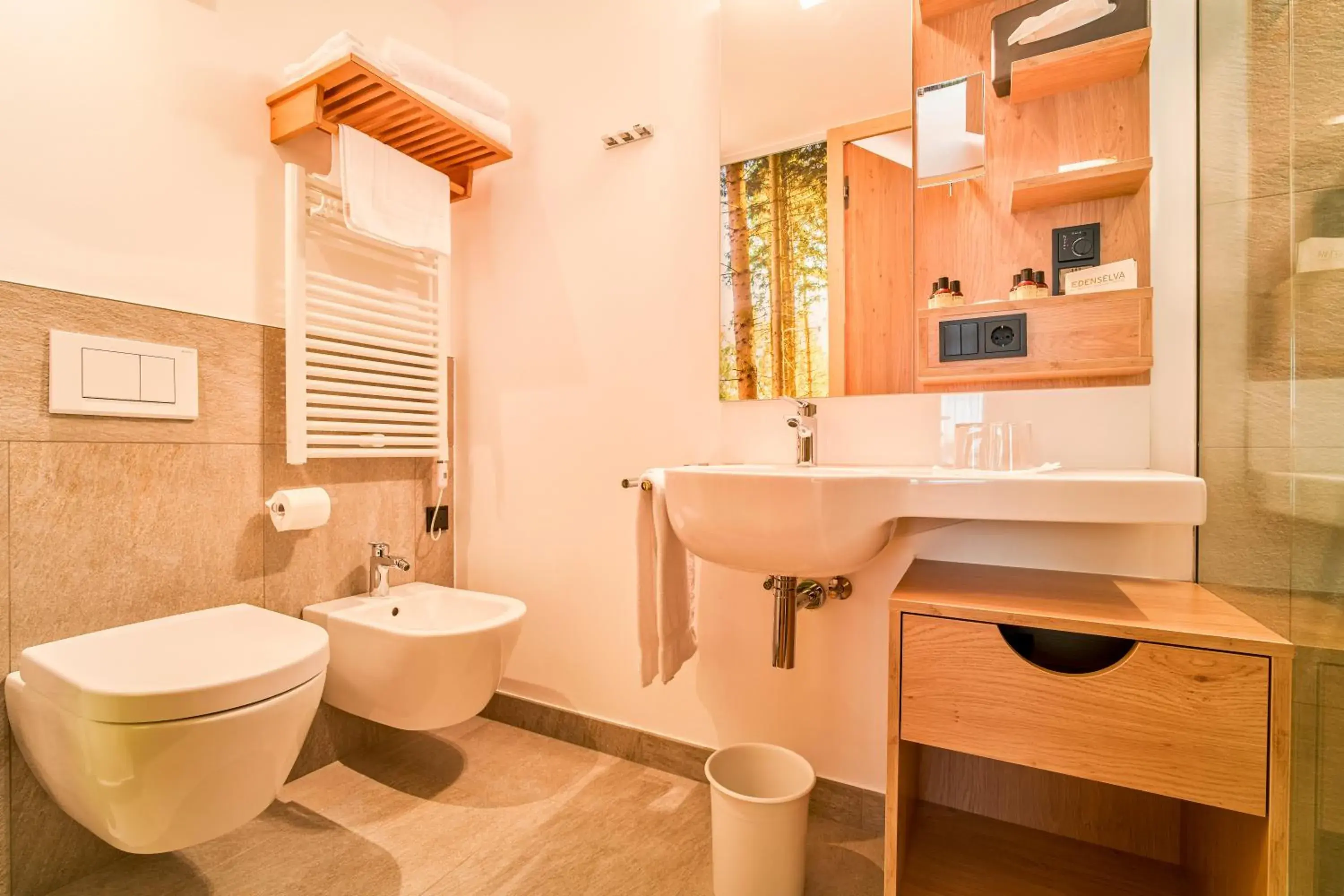 Classic Double or Twin Room in Mountain Design Hotel Eden Selva Classic Double or Twin Room in Mountain Design Hotel Eden Selva