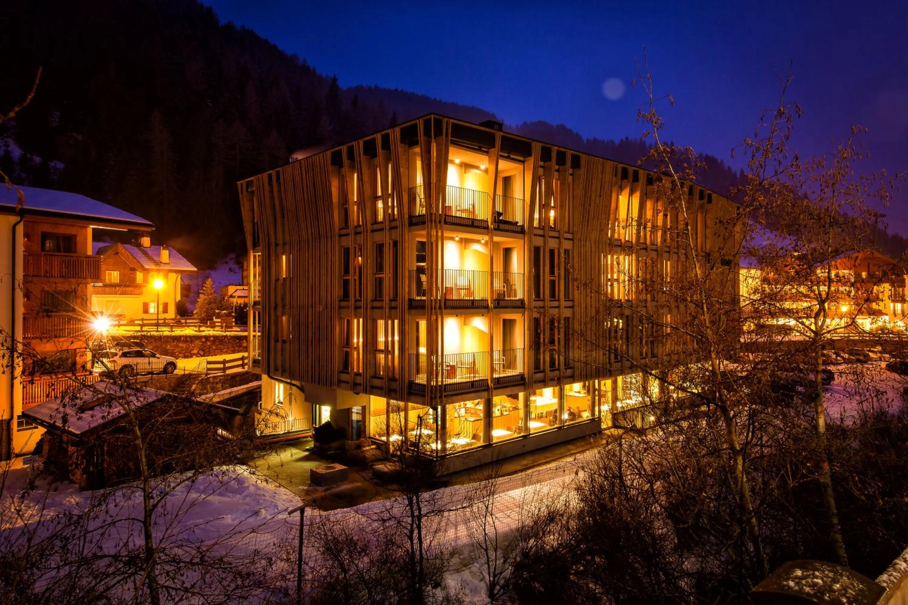 Property building in Mountain Design Hotel Eden Selva