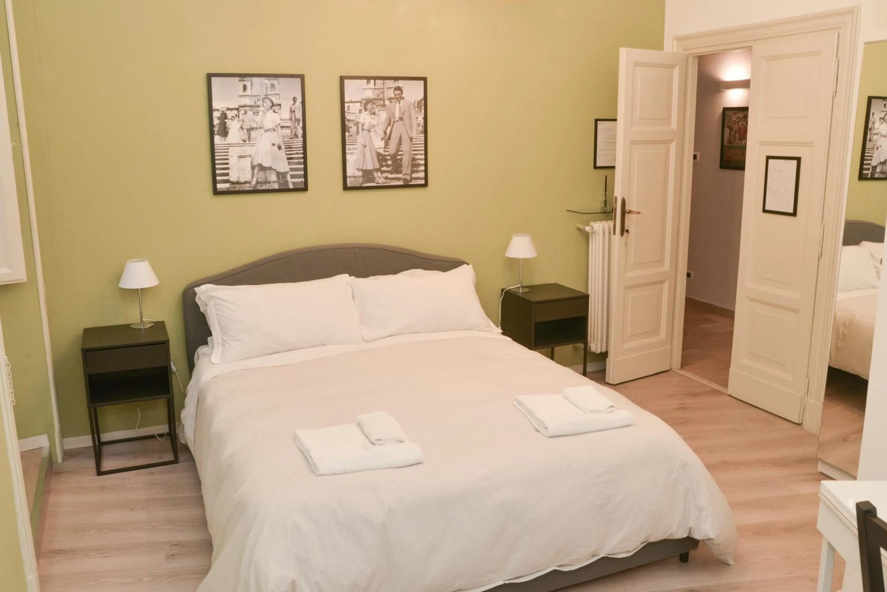 Bed in Colazione Al Vaticano Guest House