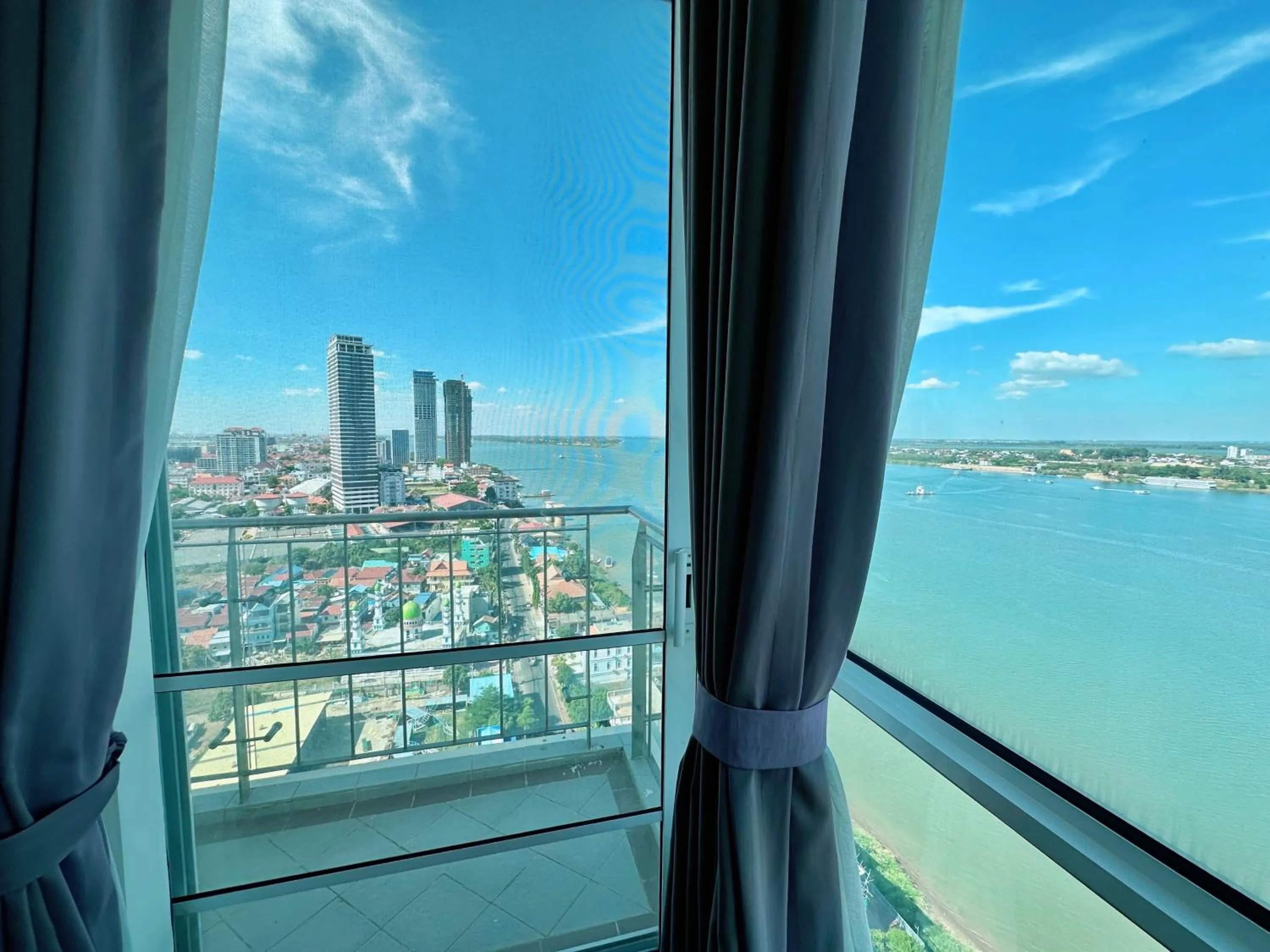 River view in Infinity 28 Hotel and Residence