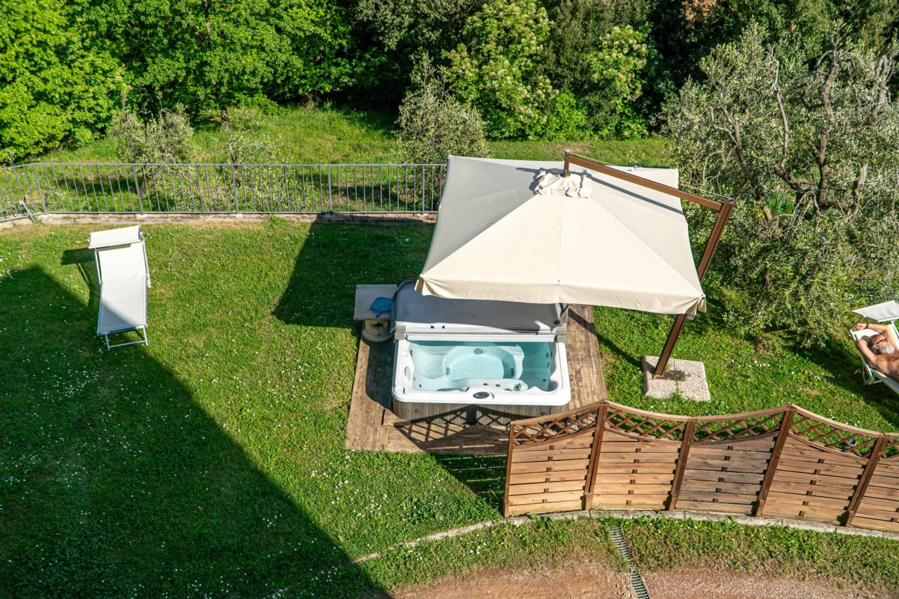Bird's eye view in Piccozzo agritour
