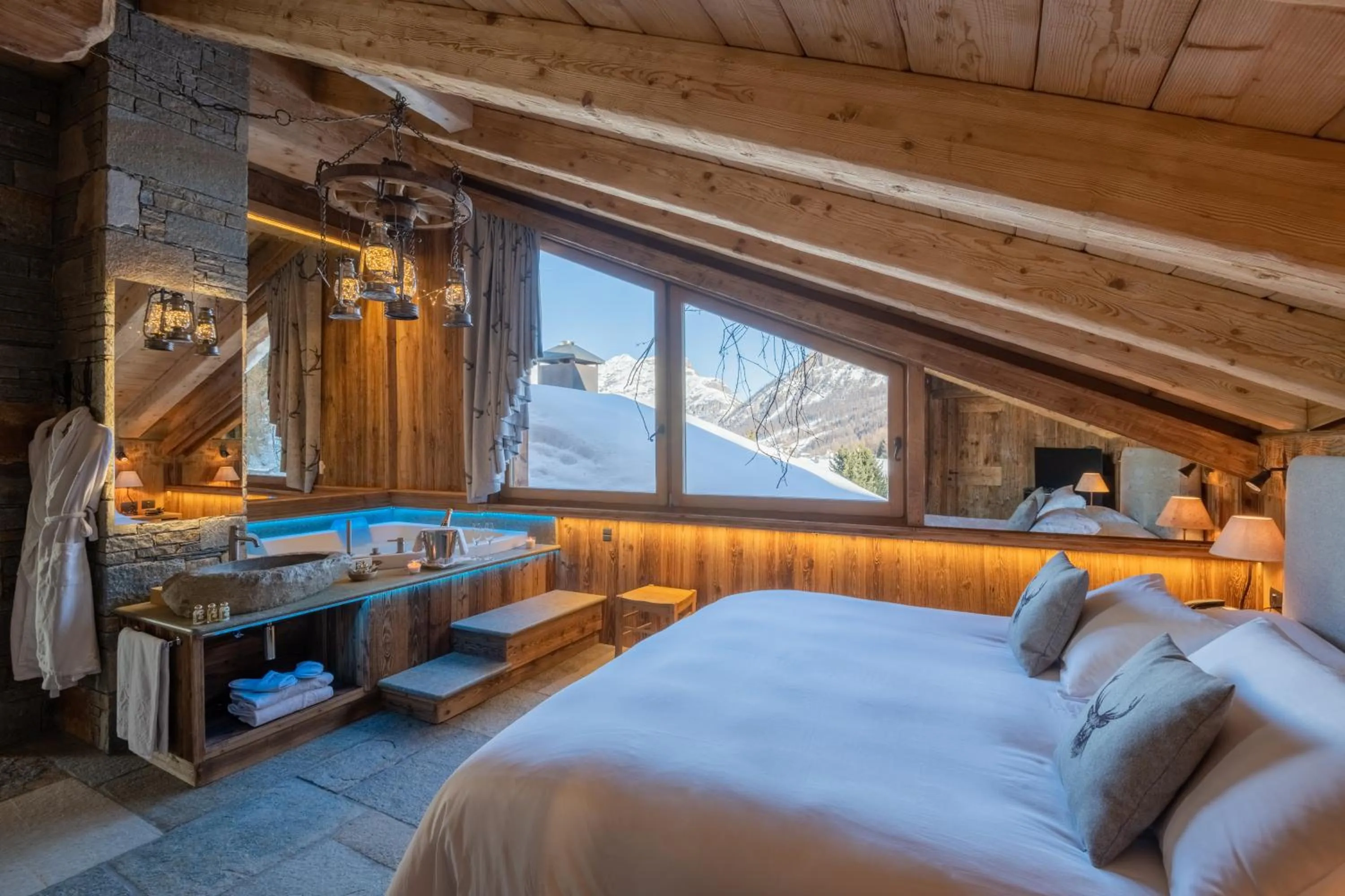 Bed in Park Chalet Village
