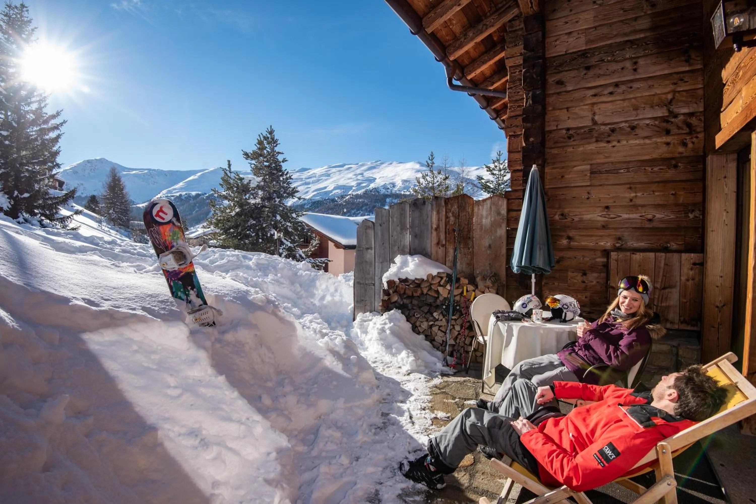 Balcony/Terrace in Park Chalet Village