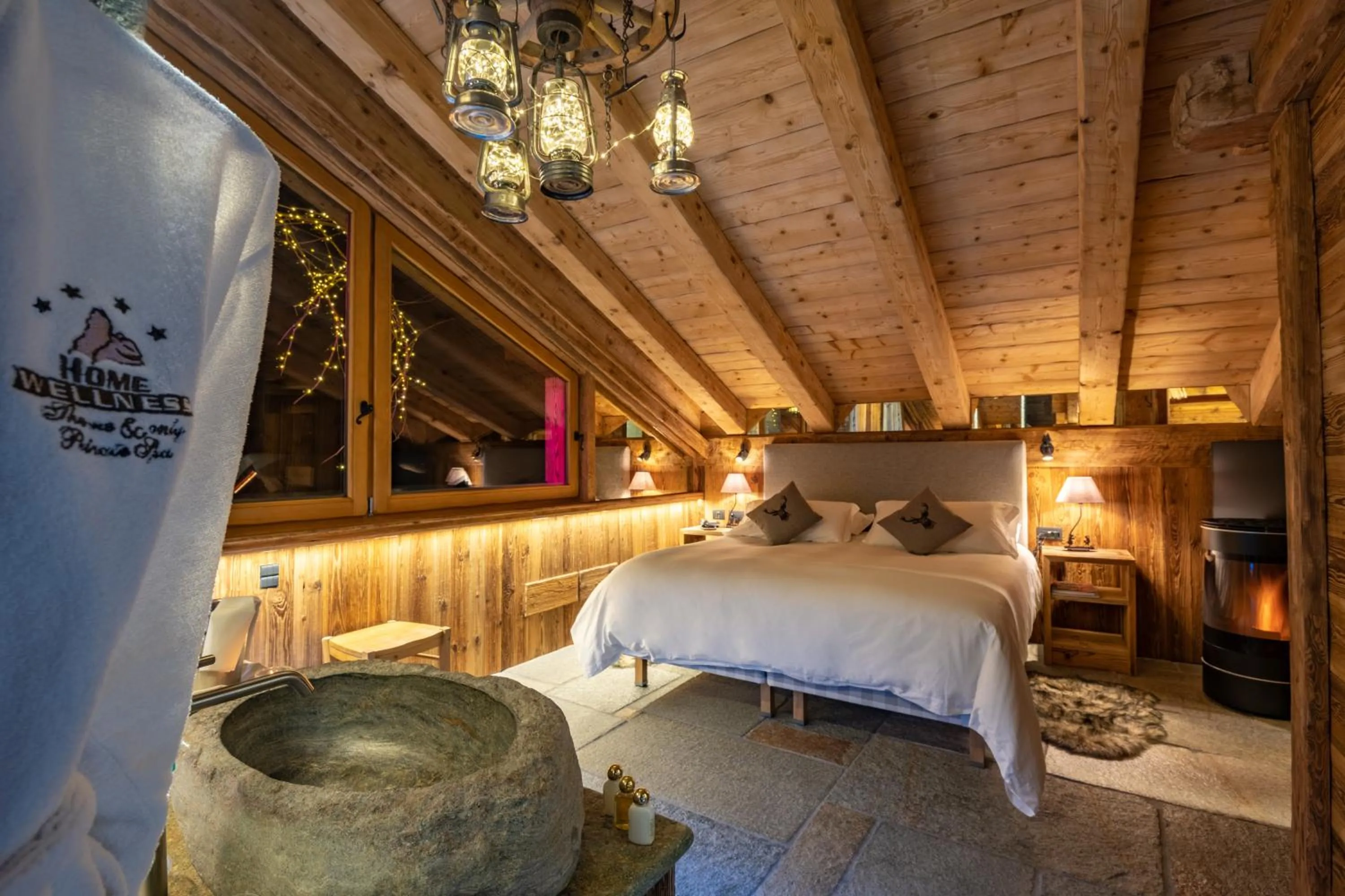 Bed in Park Chalet Village