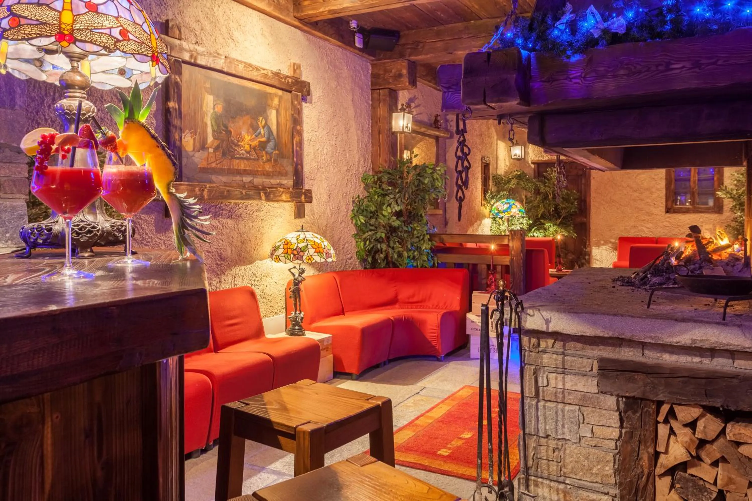 Lounge or bar in Park Chalet Village