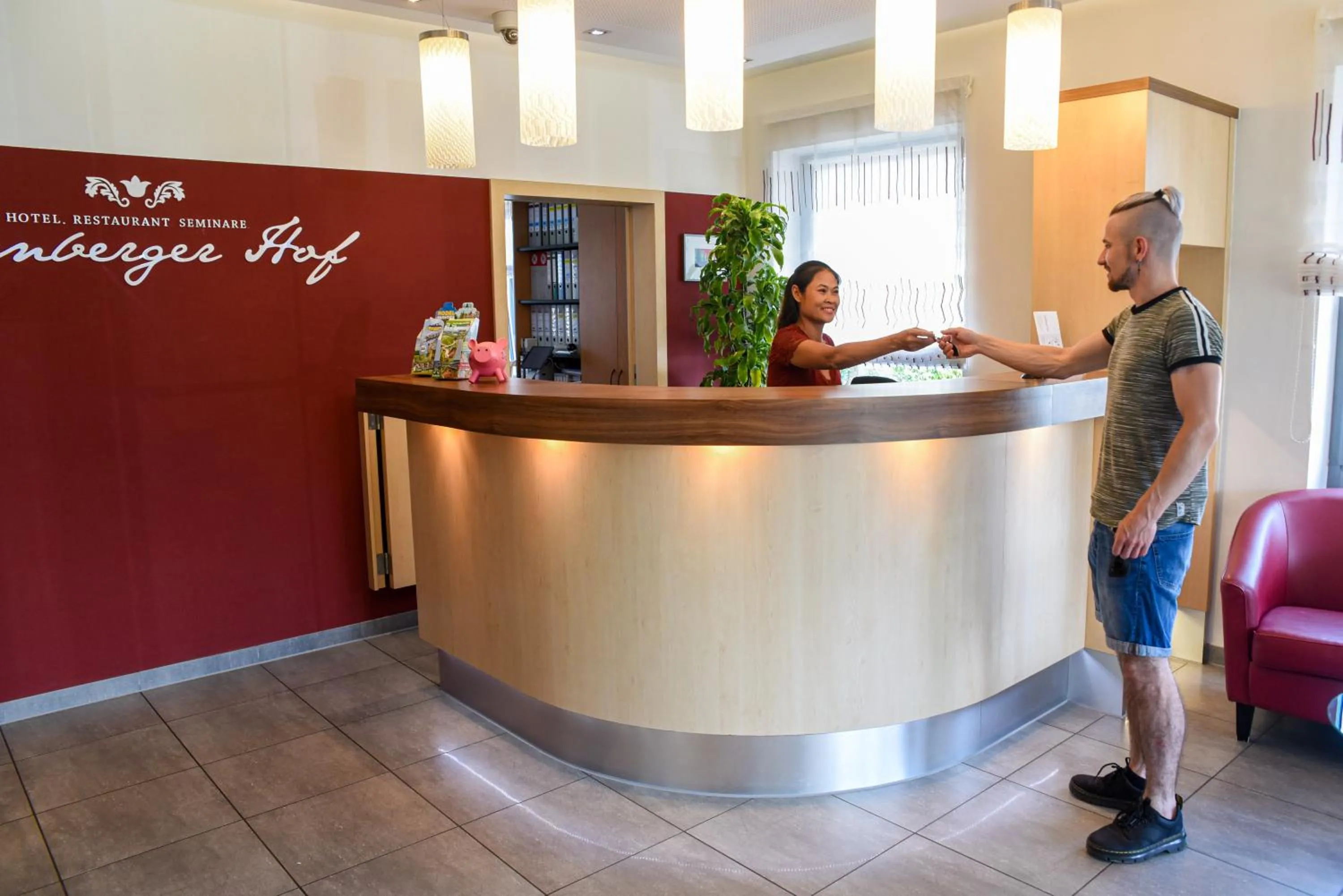 Lobby or reception in Hotel Nürnberger Hof