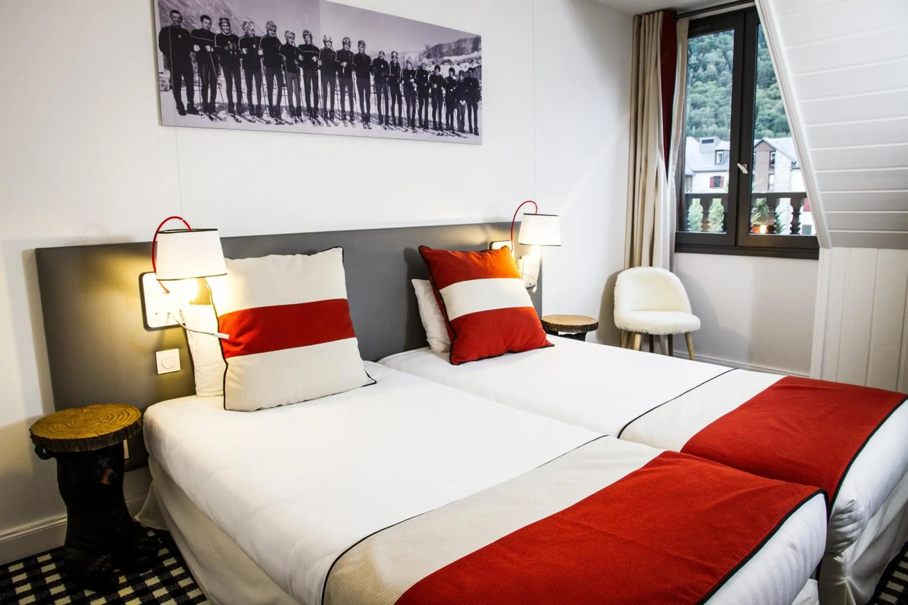 Superior Double or Twin Room with Mountain View in Hôtel Mir Superior Double or Twin Room with Mountain View in Hôtel Mir