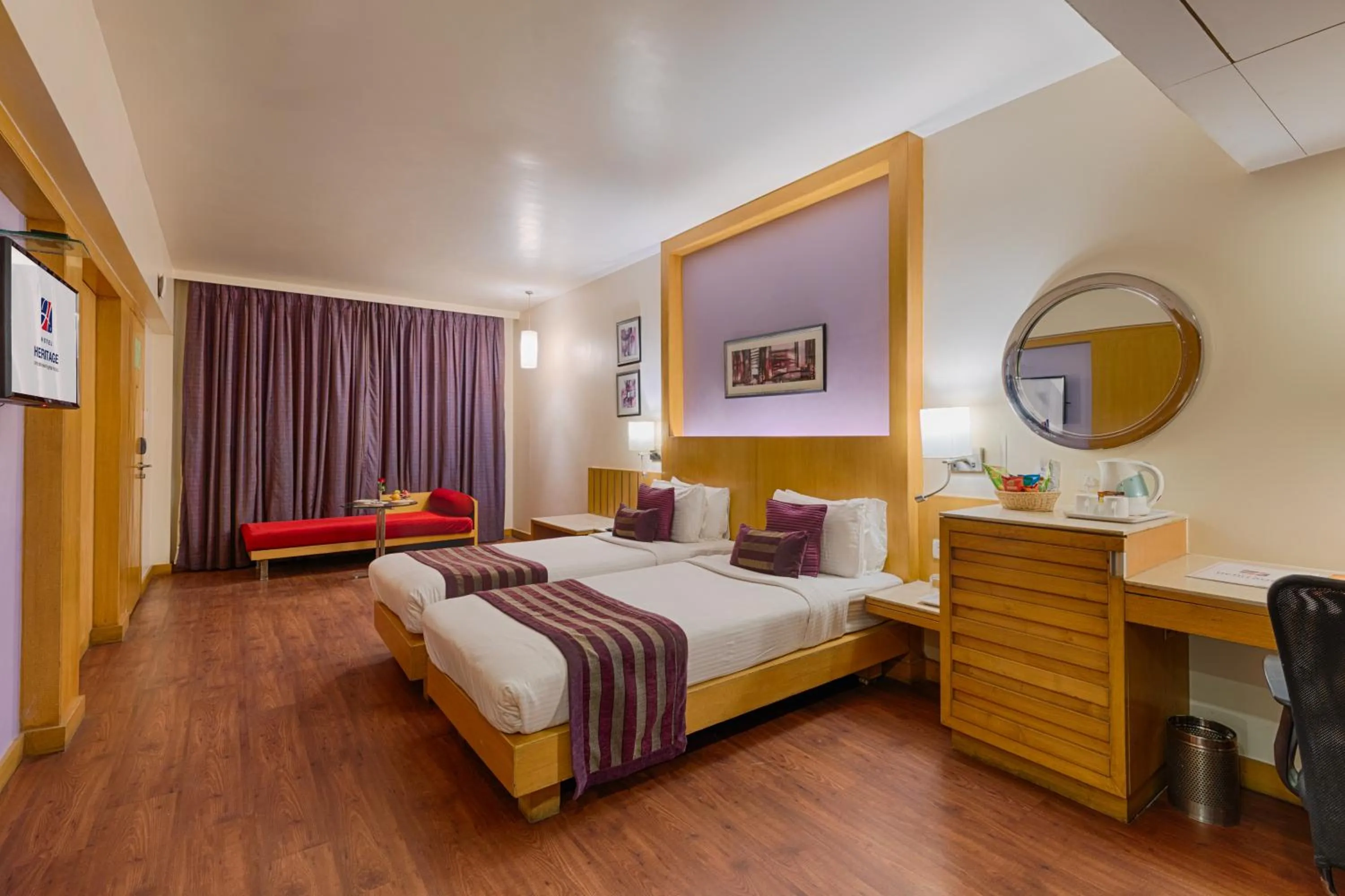 Bed in Hotel Heritage formerly known as Comfort Inn Heritage