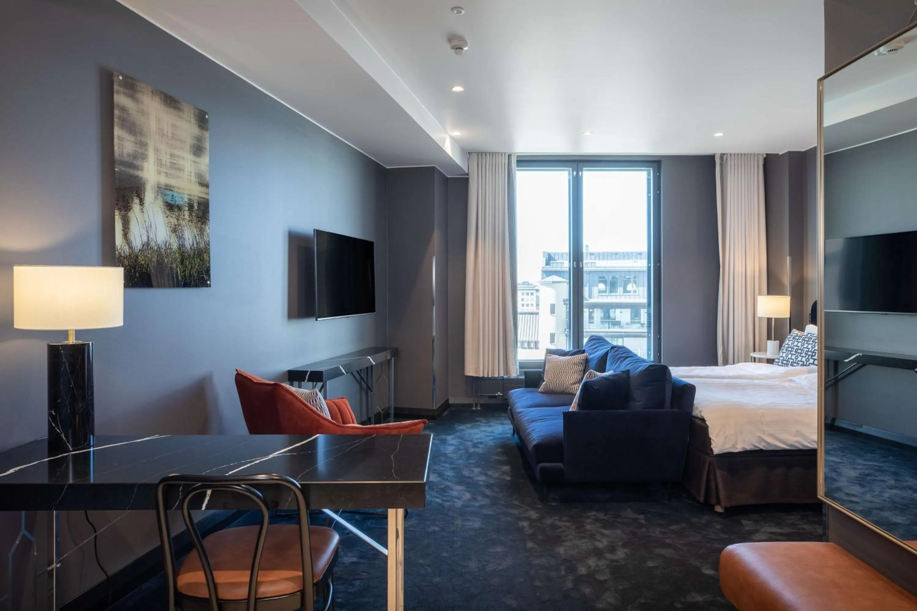 Bedroom, Bed in Scandic Hamburger Börs