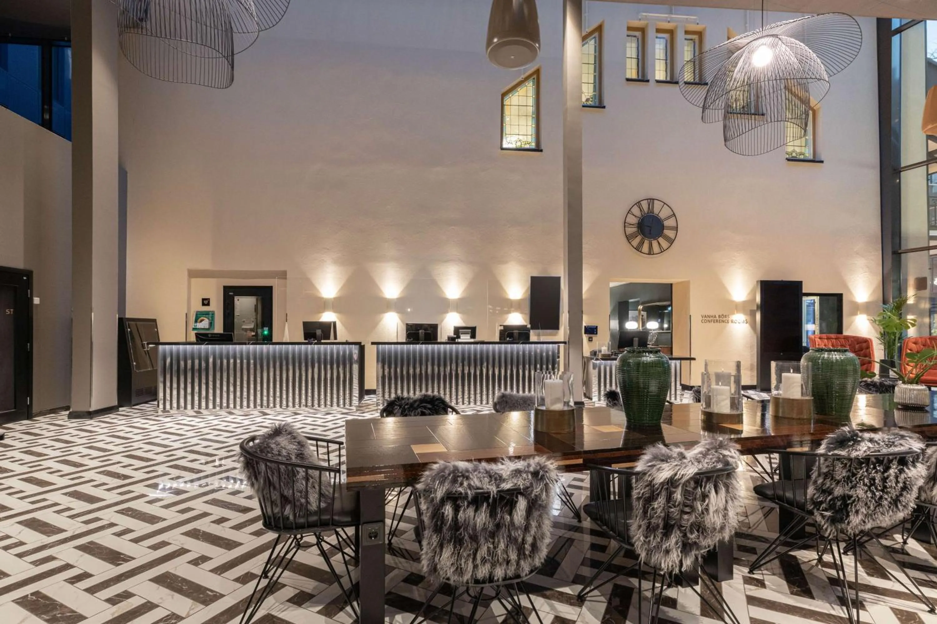 Lobby or reception in Scandic Hamburger Börs