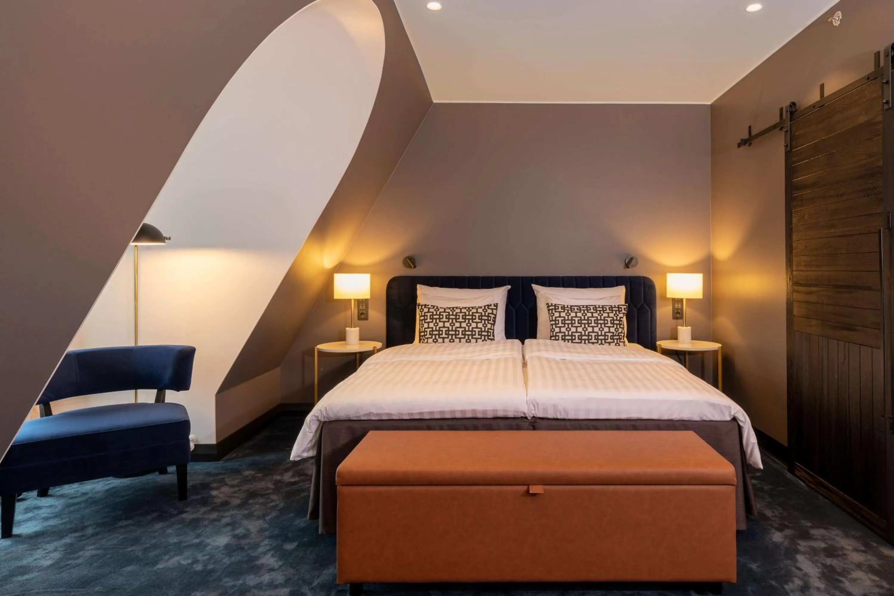 Bedroom, Bed in Scandic Hamburger Börs