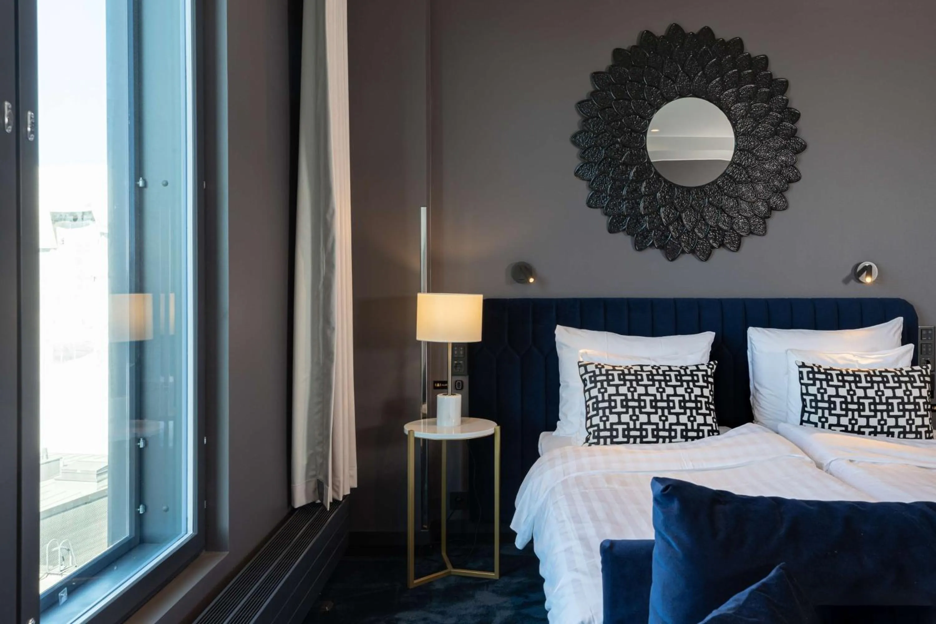 Bedroom, Bed in Scandic Hamburger Börs