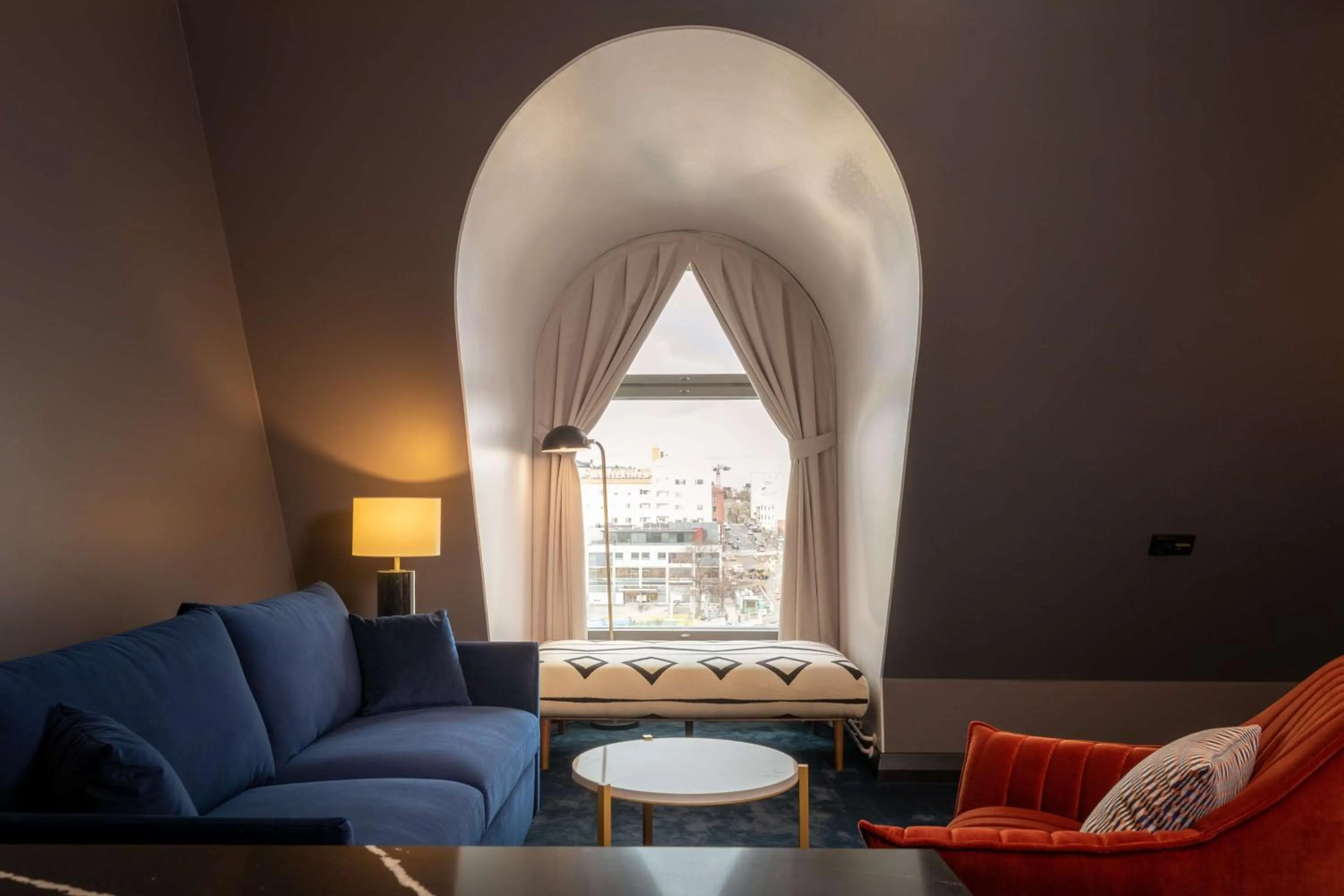 Bedroom in Scandic Hamburger Börs