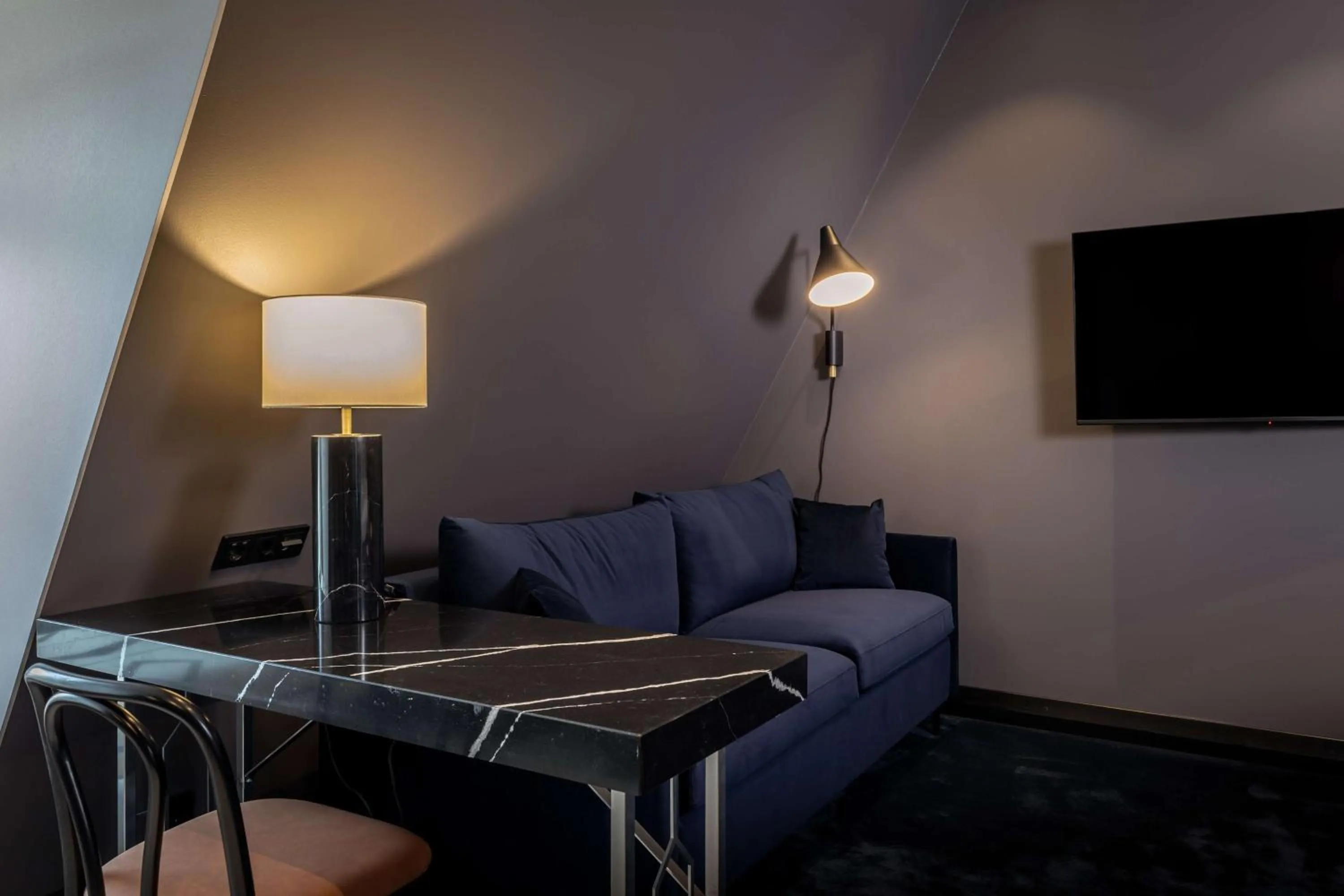 Bedroom in Scandic Hamburger Börs