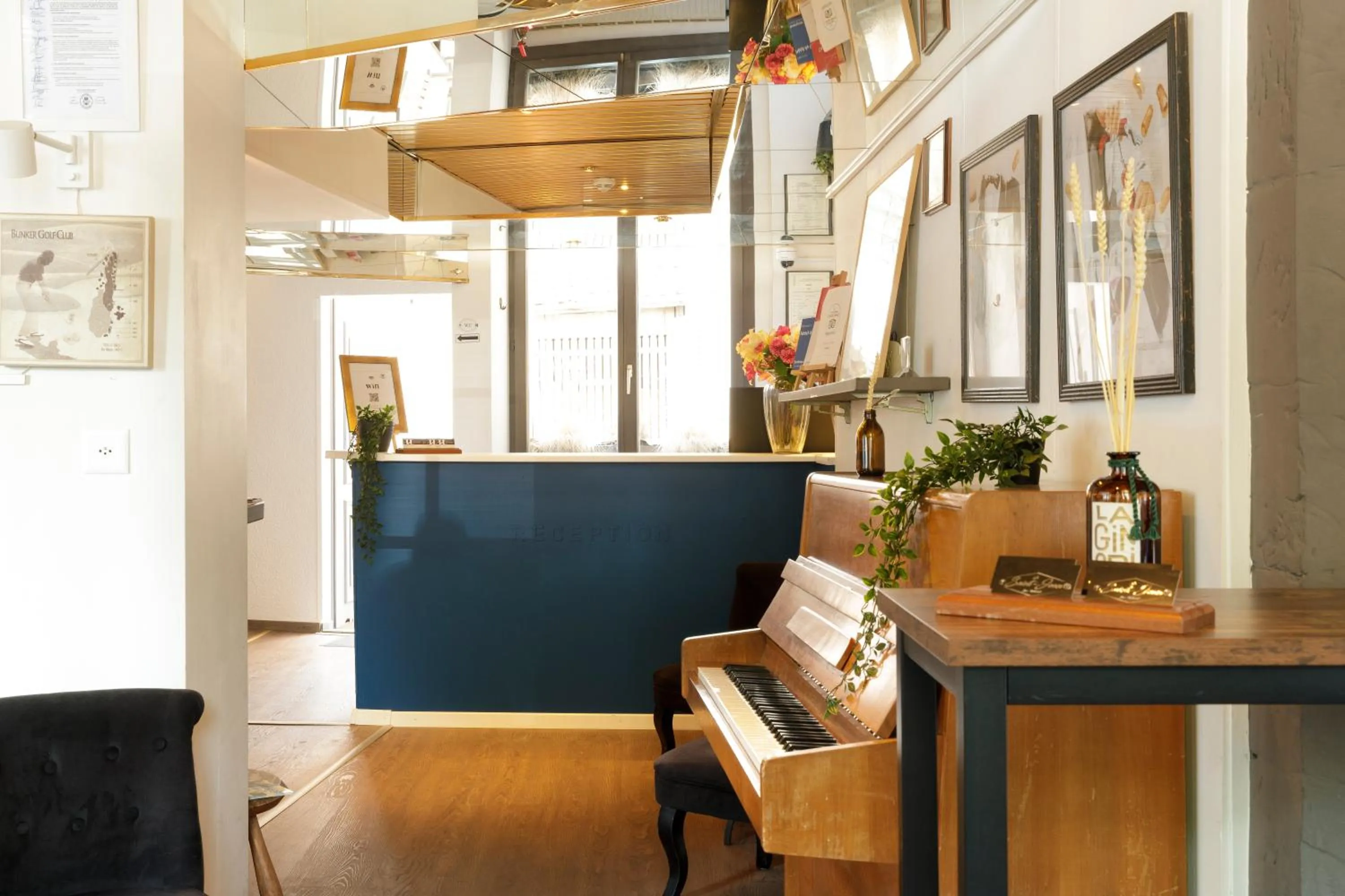 Lobby or reception in Hôtel de l'Ange