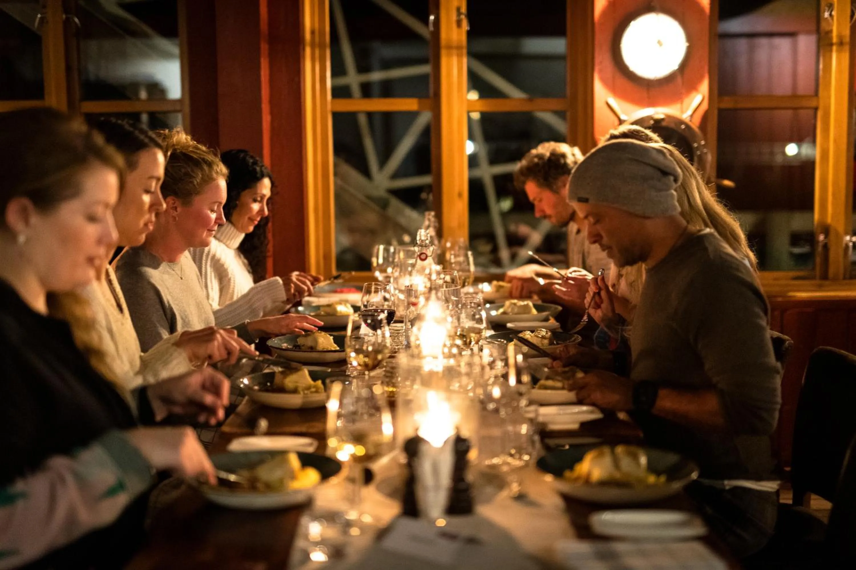 Restaurant/places to eat in Nyvågar Rorbuhotell - by Classic Norway Hotels