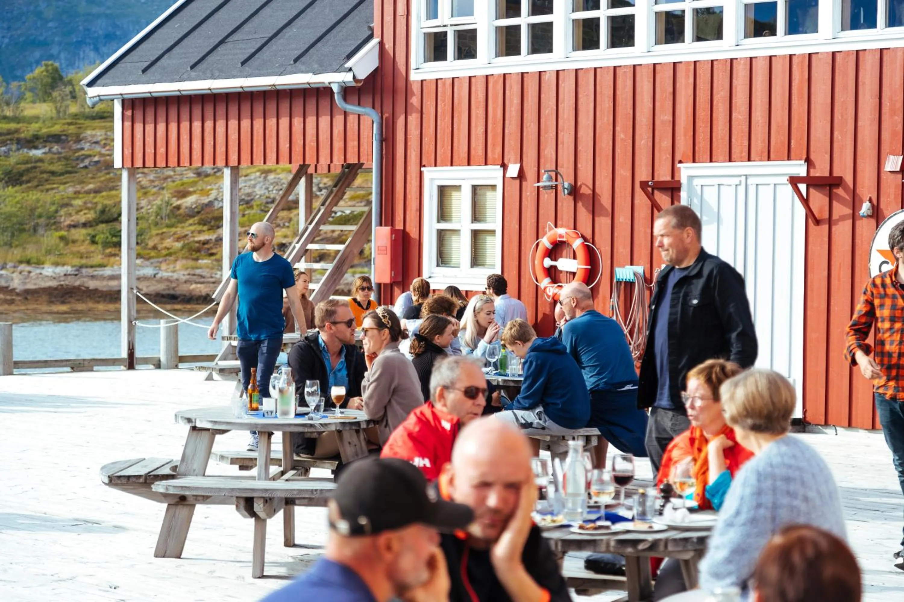 Restaurant/places to eat in Nyvågar Rorbuhotell - by Classic Norway Hotels