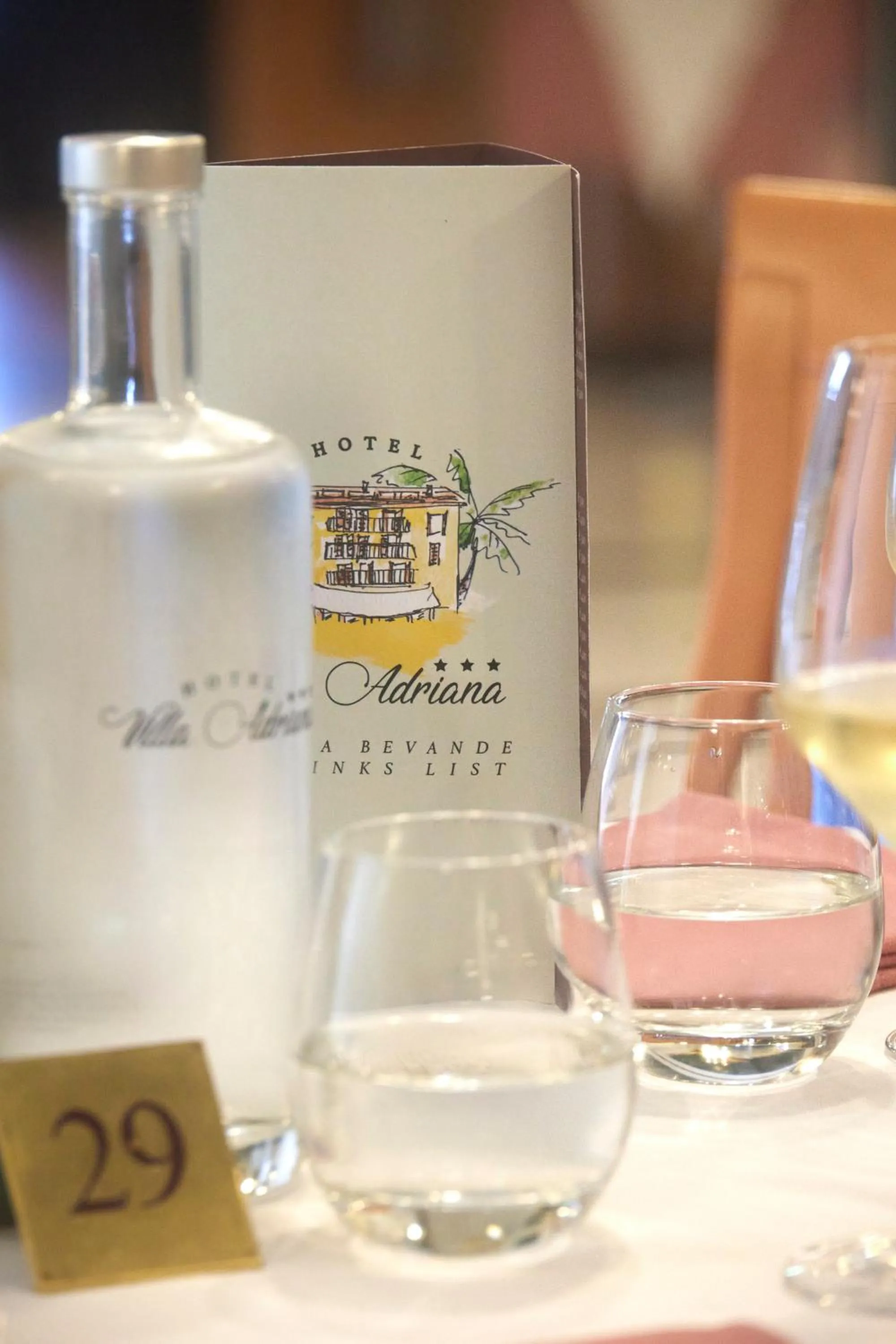 Drinks in Hotel Villa Adriana