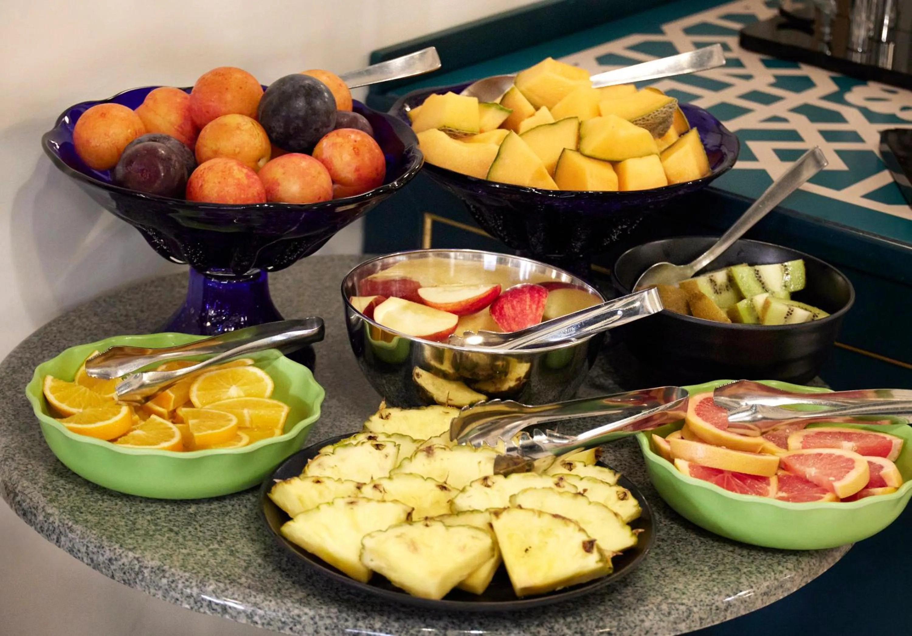 Buffet breakfast in Hotel Villa Adriana
