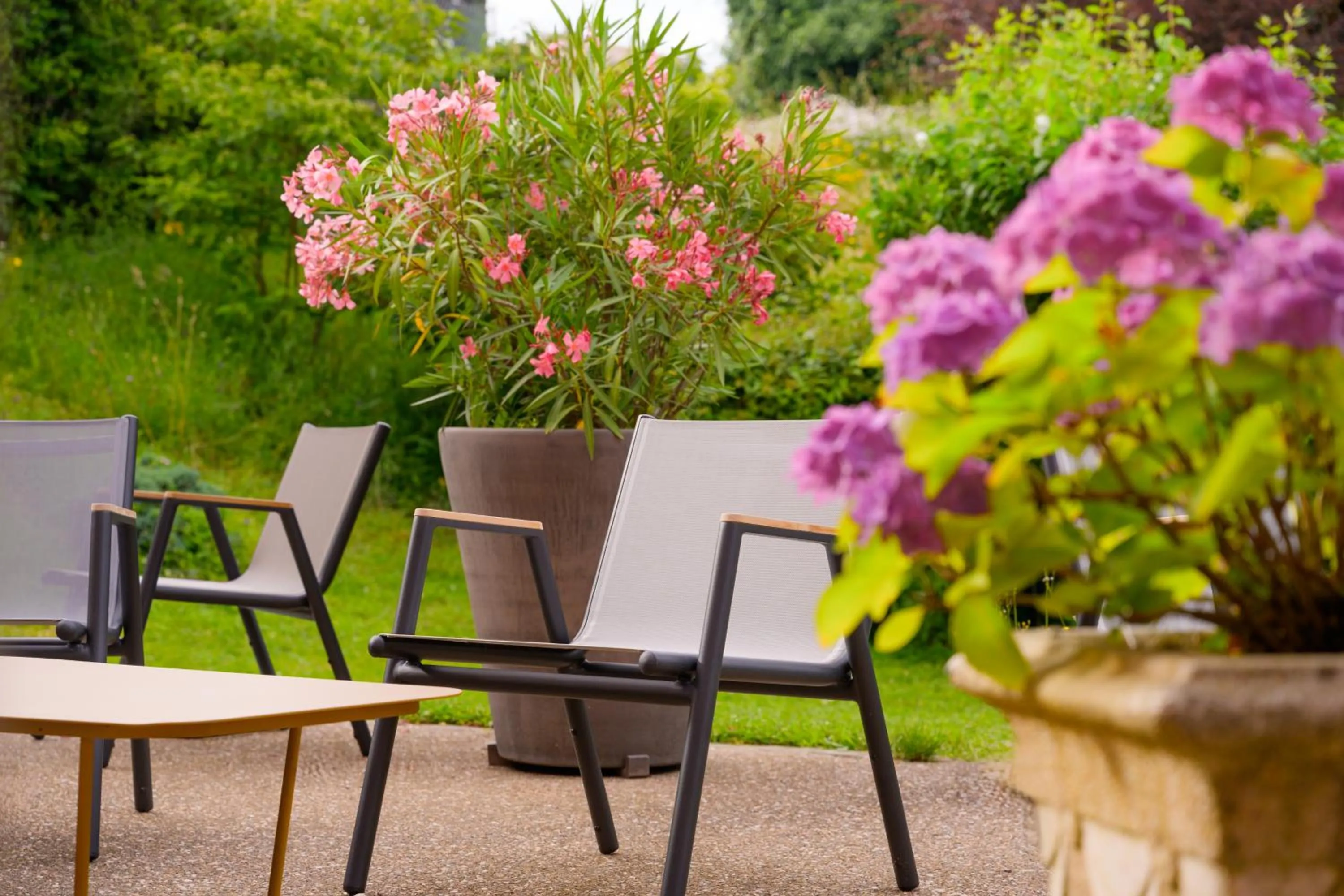 Patio in Le Moulin du Gastronome