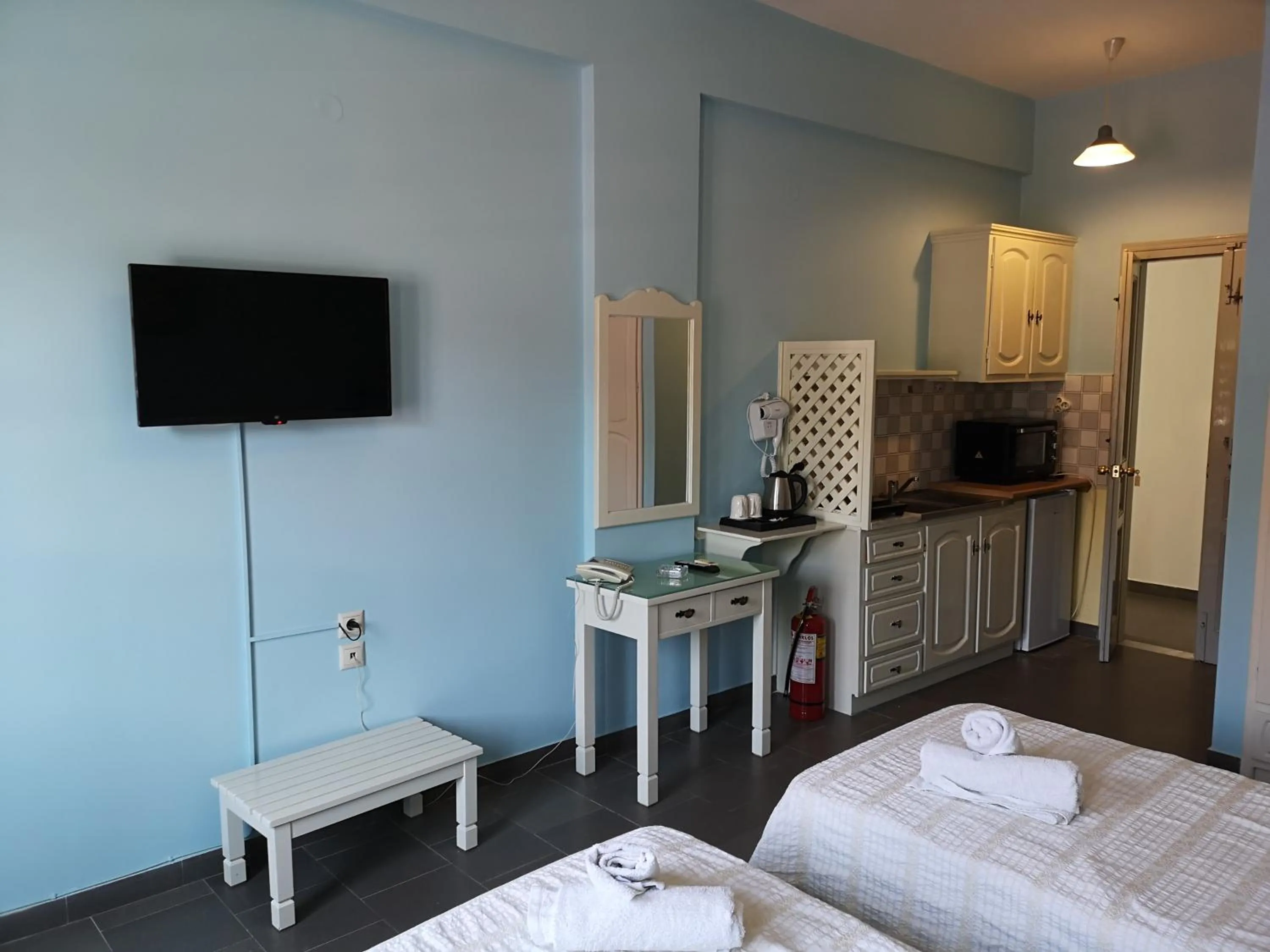 Bed in Villa Melina Hotel