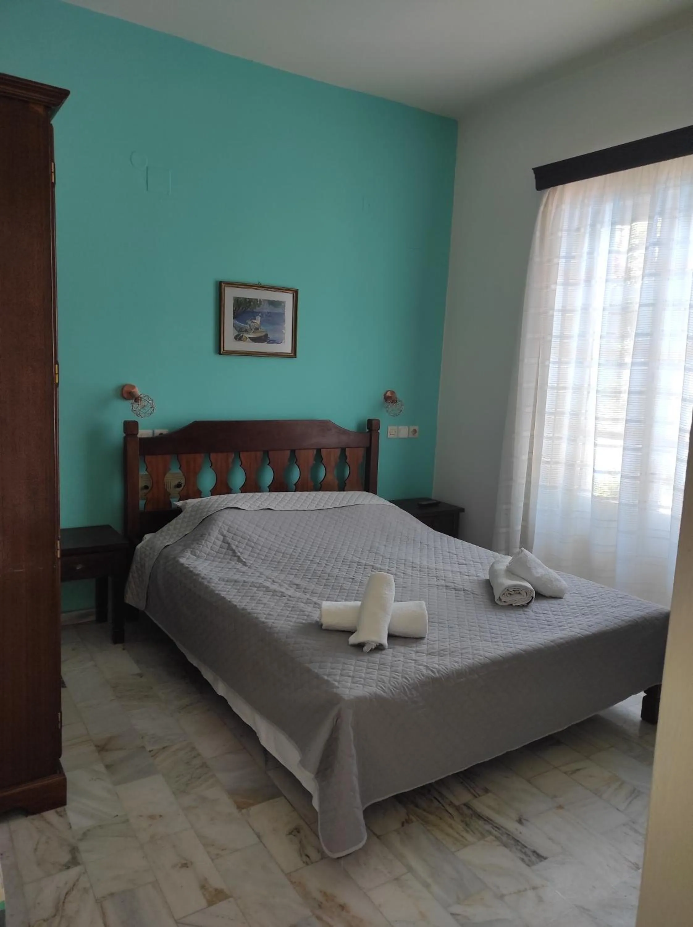 Bed in Villa Melina Hotel