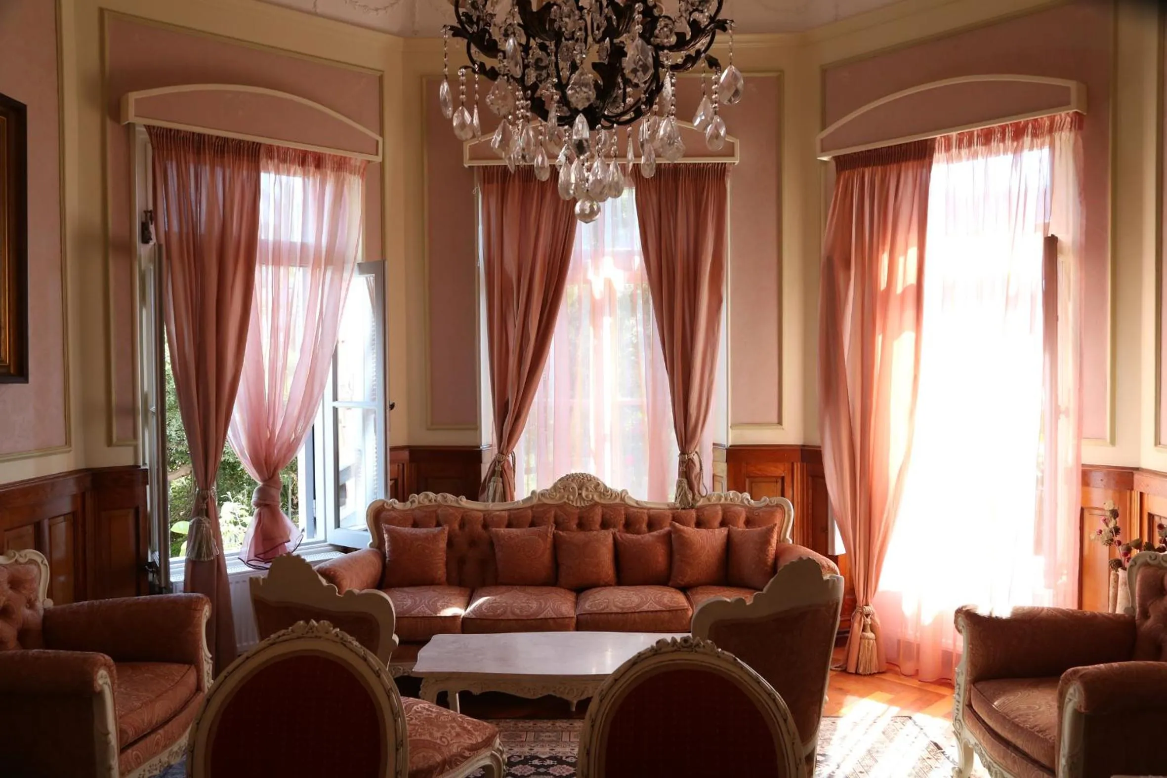 Living room in Villa Melina Hotel