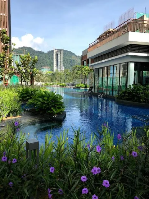 Swimming pool in Resort Suite @Midhill Genting