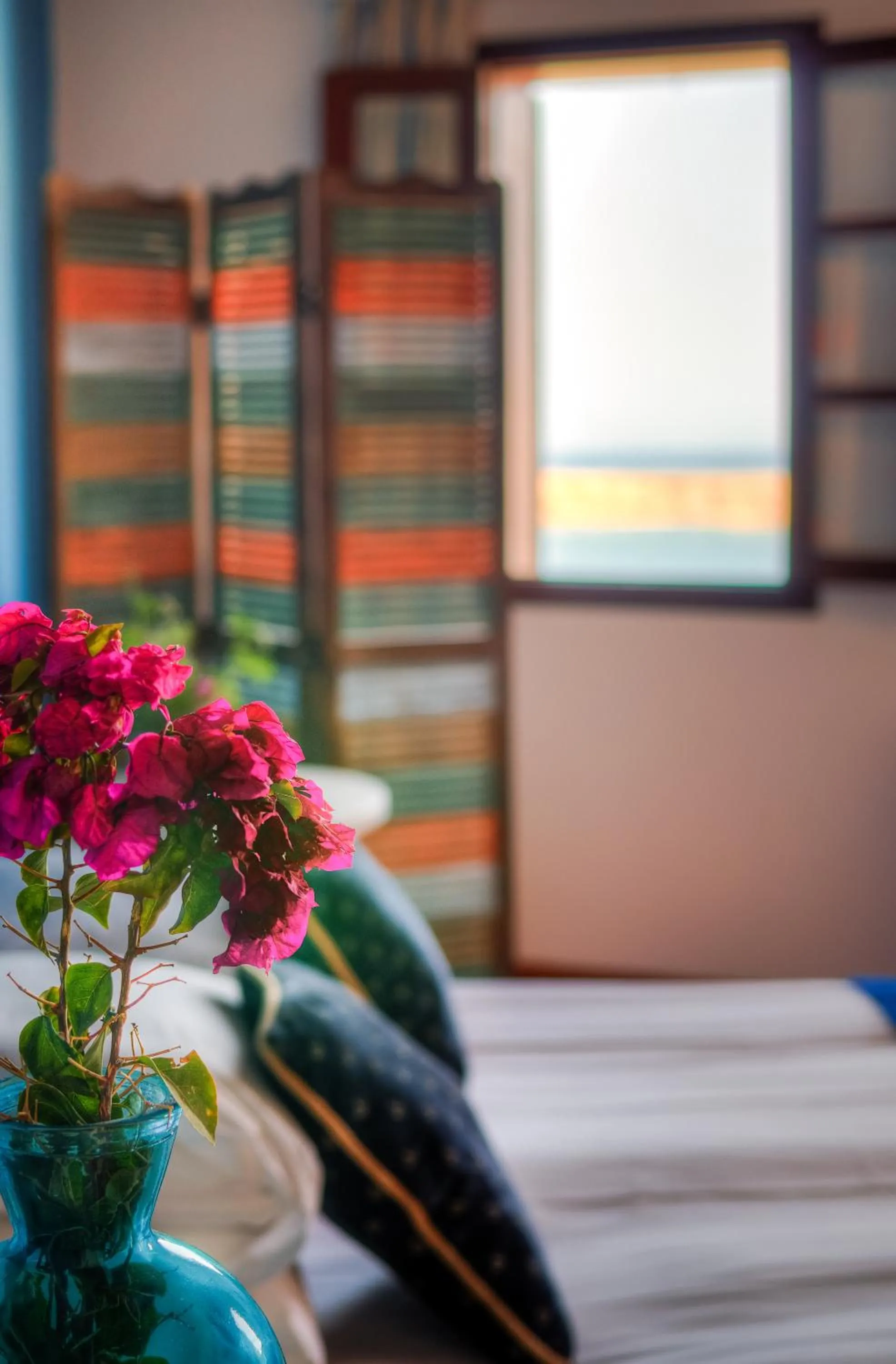 Decorative detail, Bed in Thea Villas and Suite