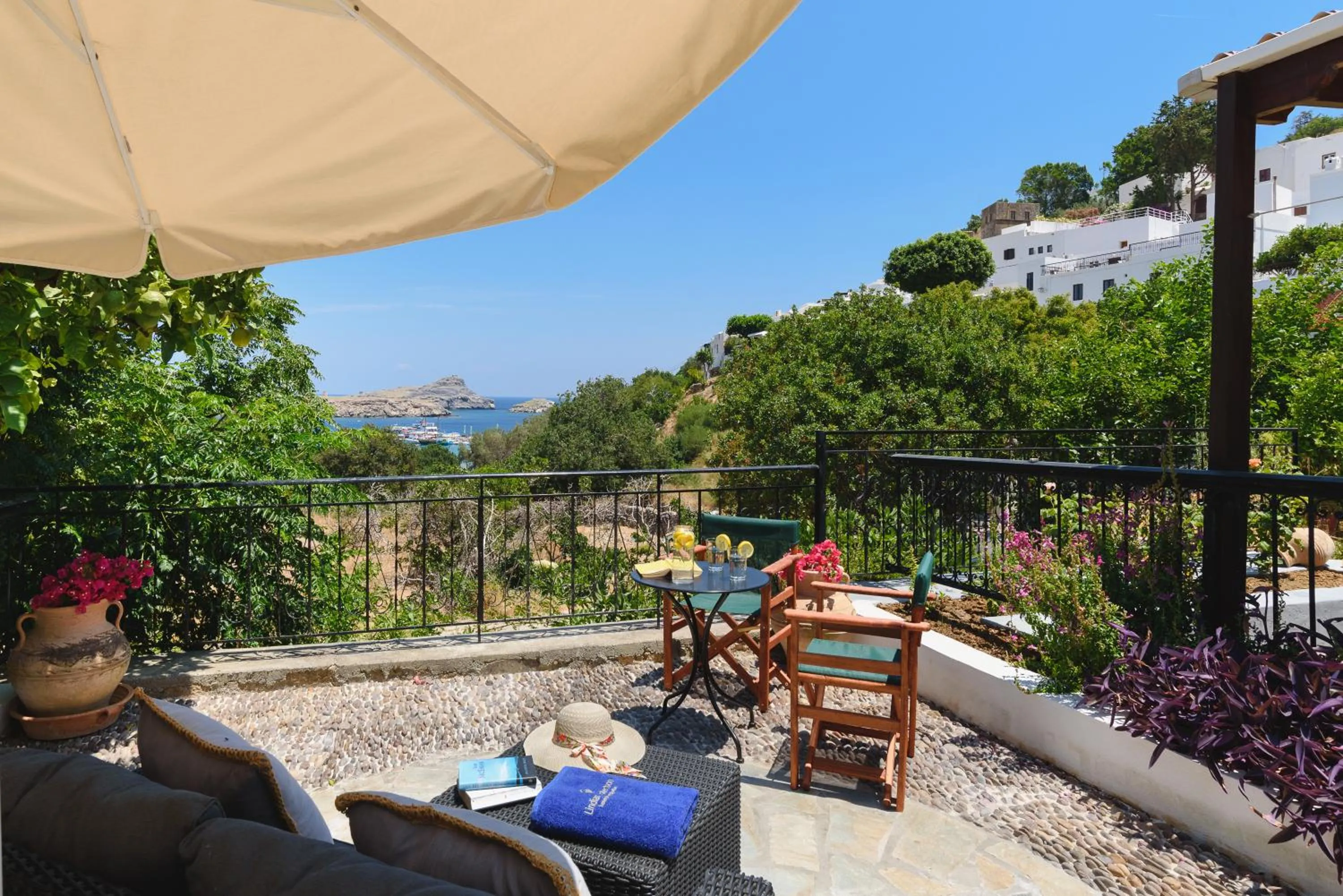 Patio in Thea Villas and Suite