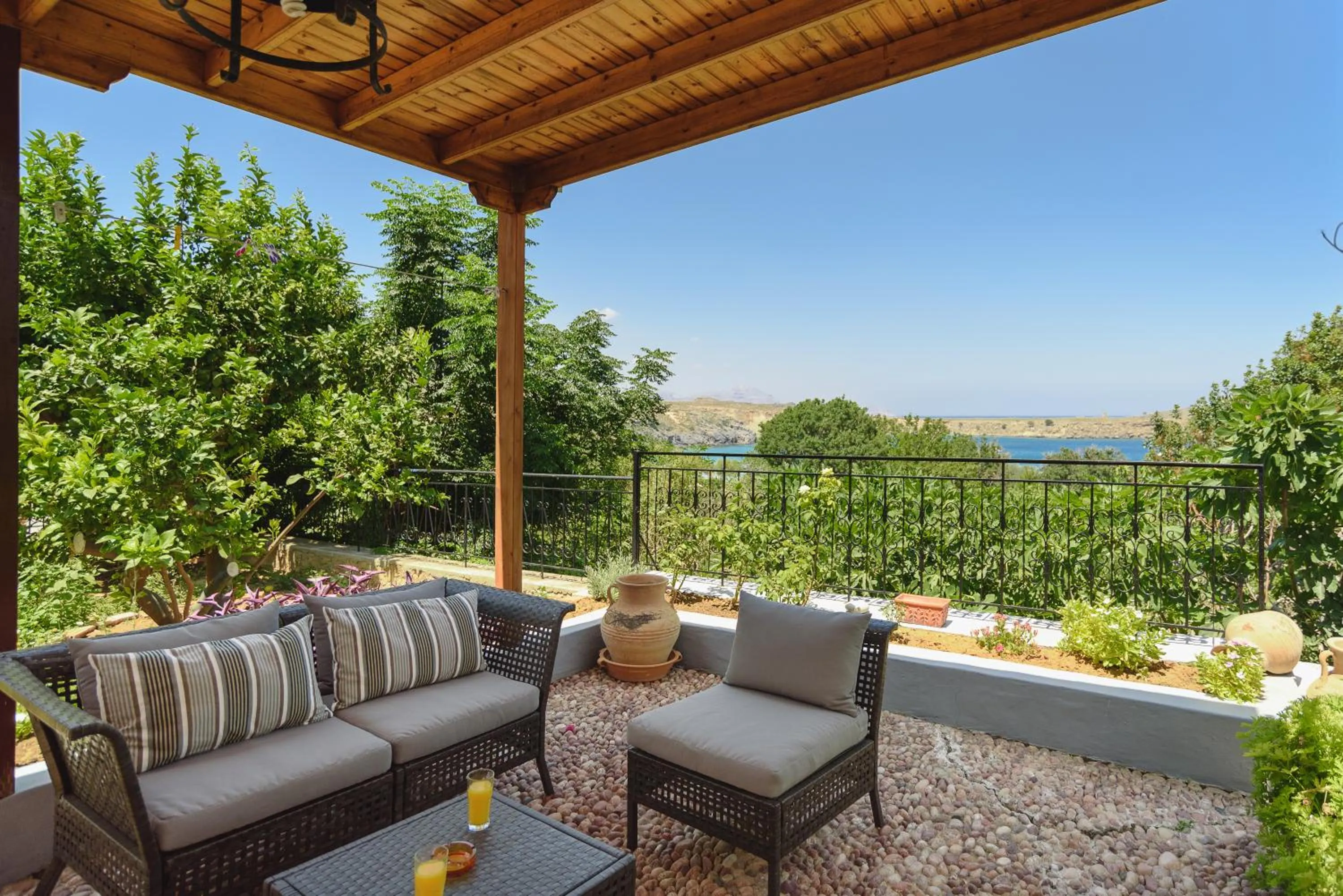 Balcony/Terrace in Thea Villas and Suite