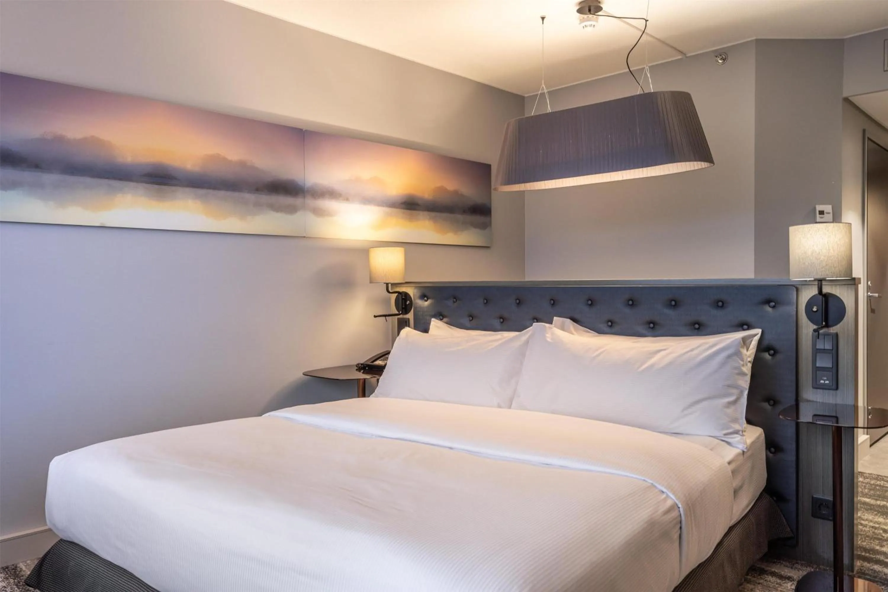 Bed in Hilton Helsinki Strand