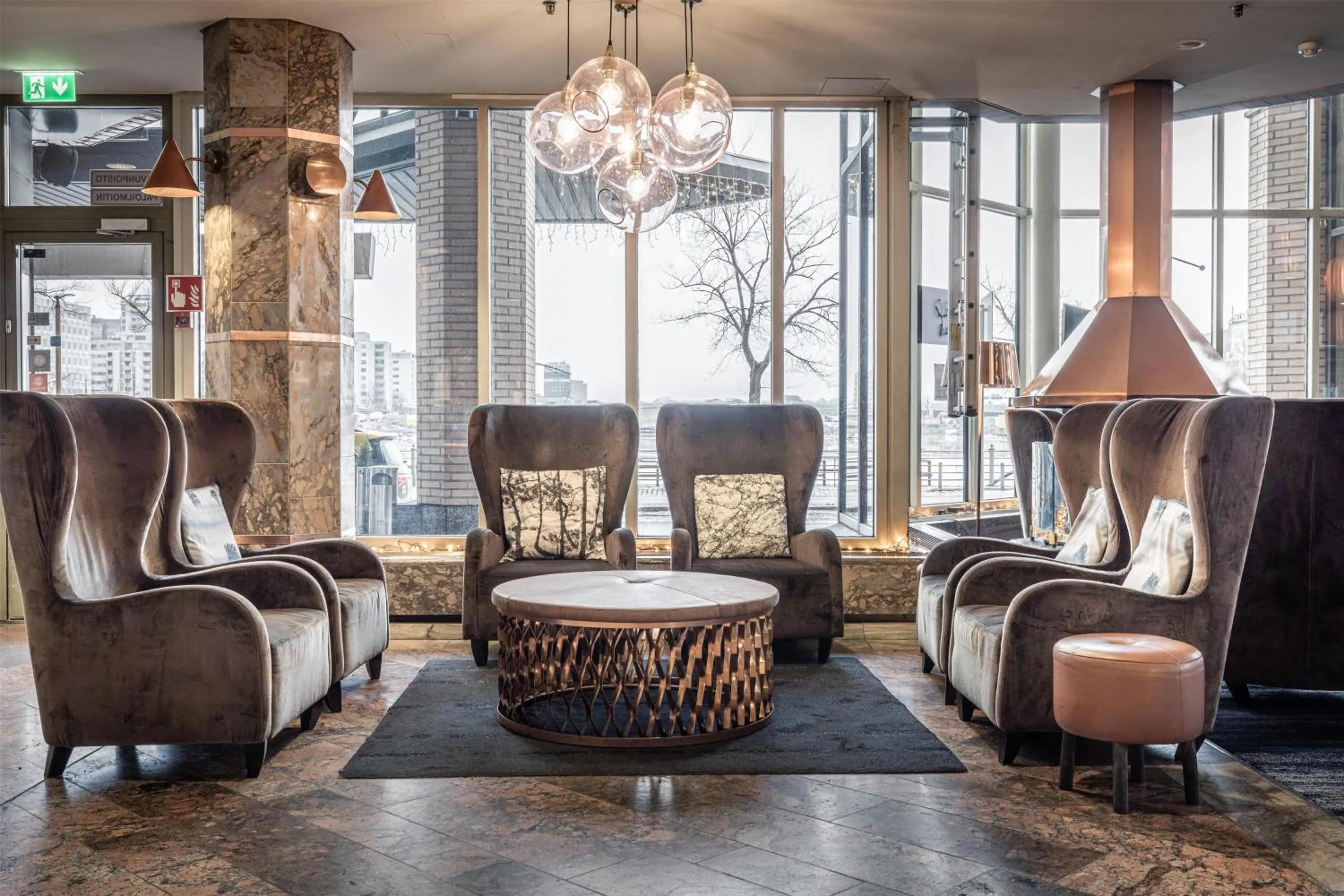 Lobby or reception in Hilton Helsinki Strand